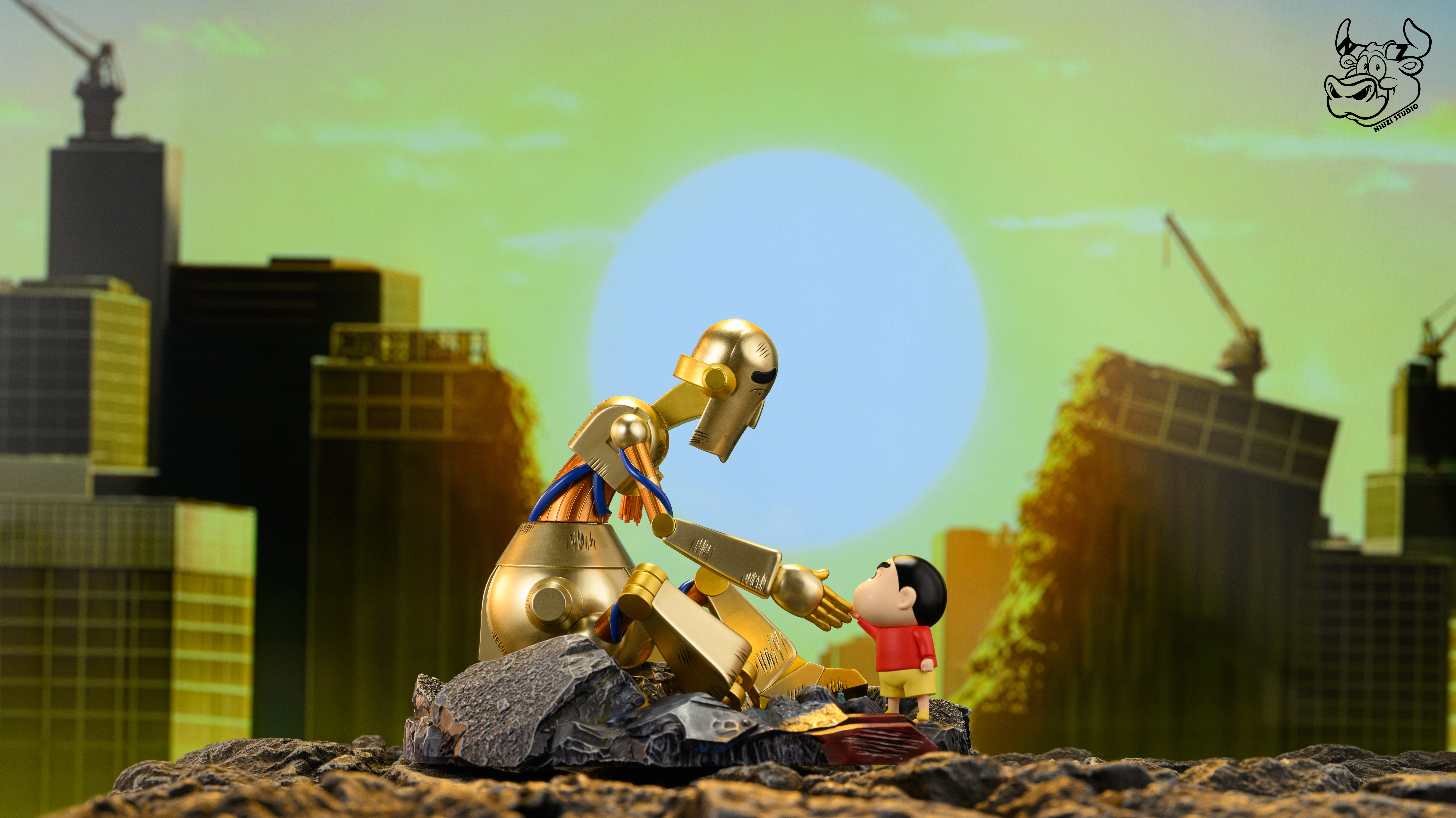 【Pre-sale003 野原 しんのすけ and Robot Father-NIUZI Studio