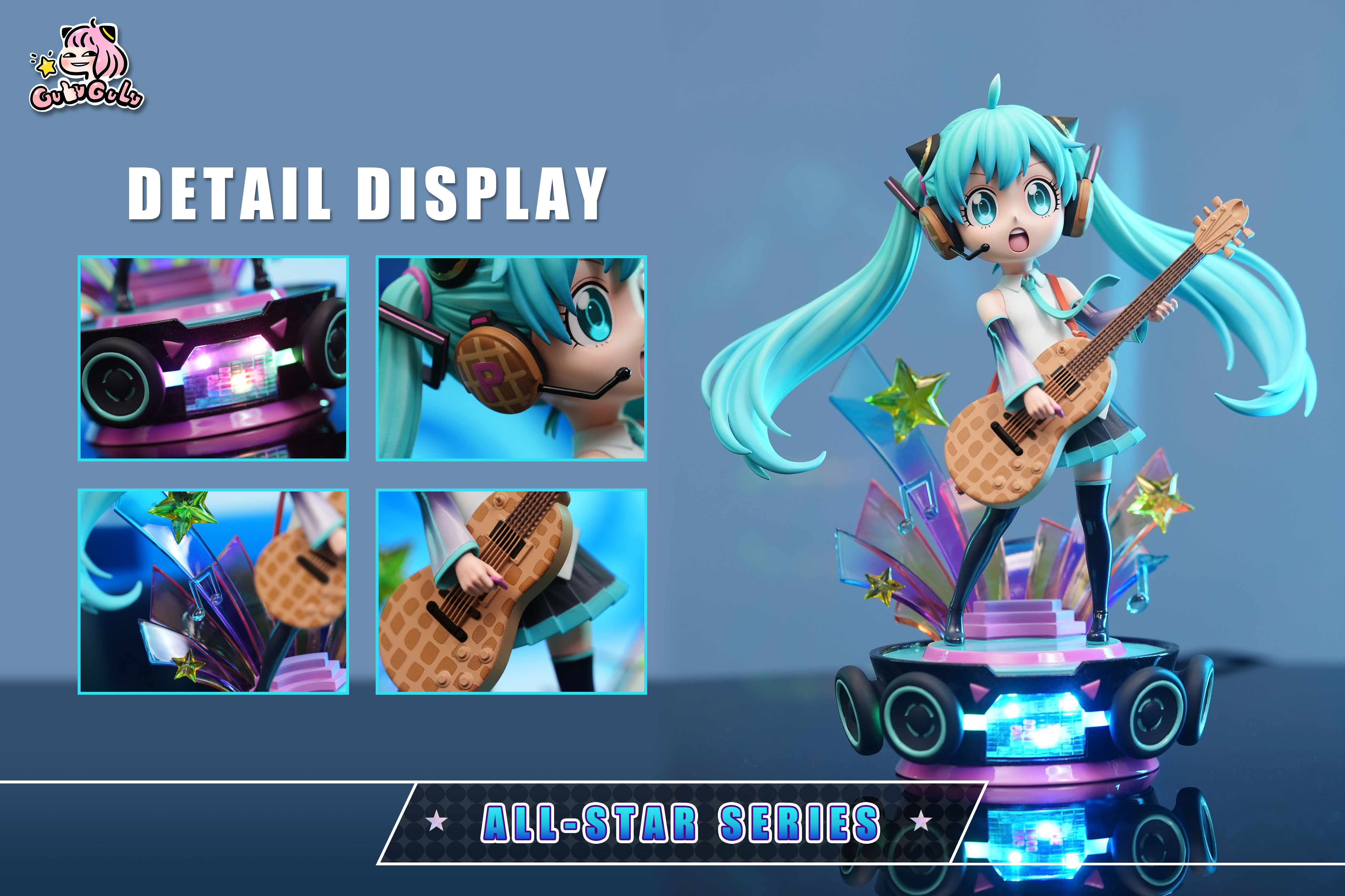 【Pre-sale】All-star Series Guitar Girl Anya COS Hatsune Miku-Vocaloid-GULUGULU Studio