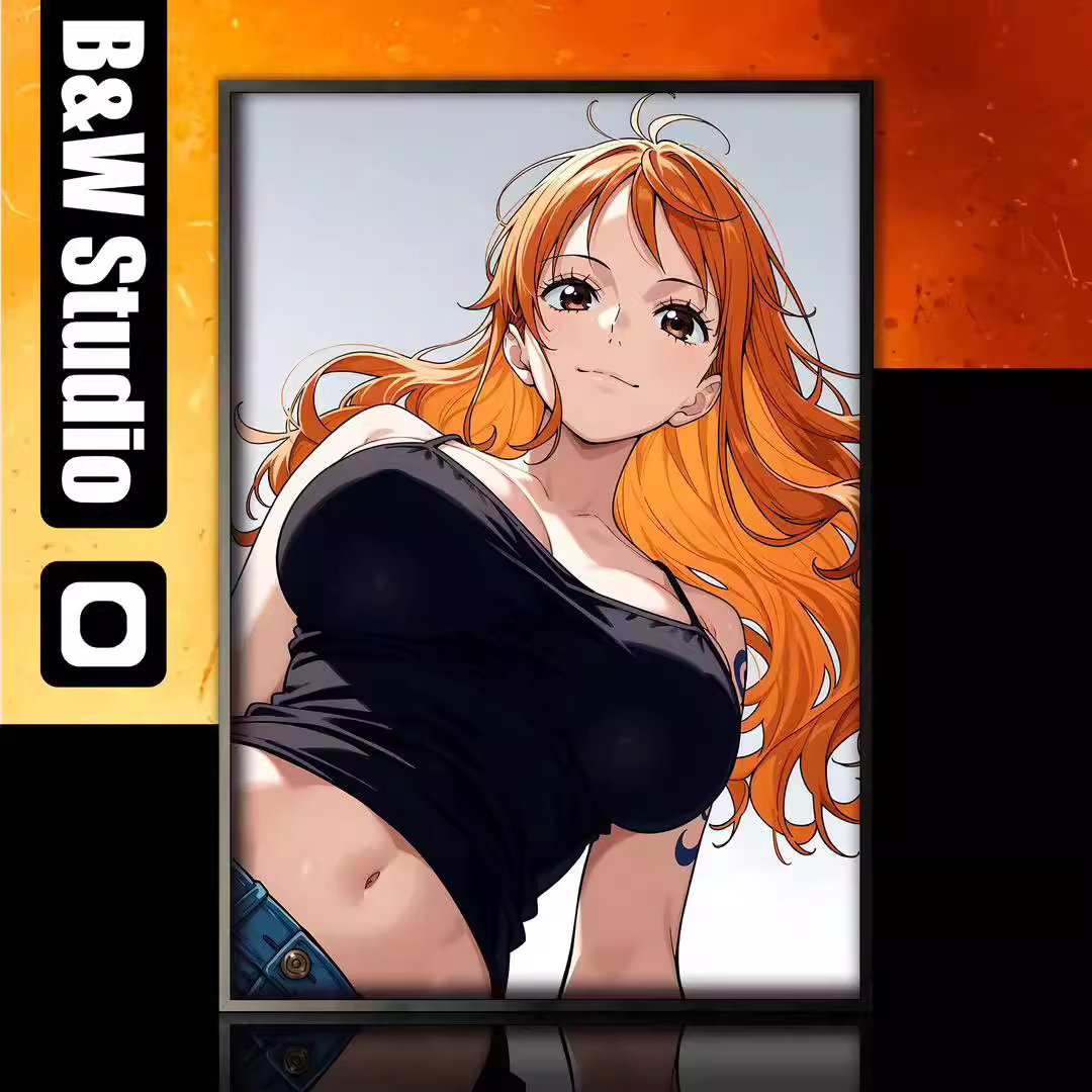 【Pre-sale】Decorative Painting of Nami-Black and White Studio