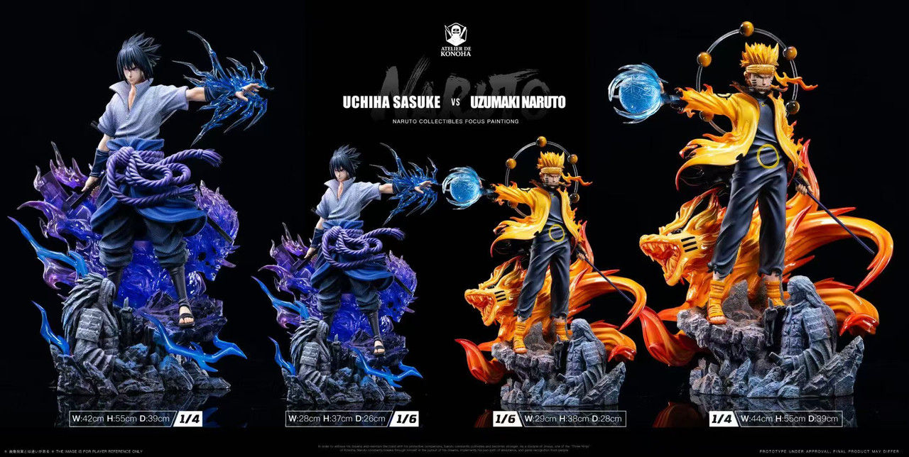 【Pre-sale】1/6 and 1/4 Scale Naruto and Sasuke-ATELIER DE KONOHA Studio