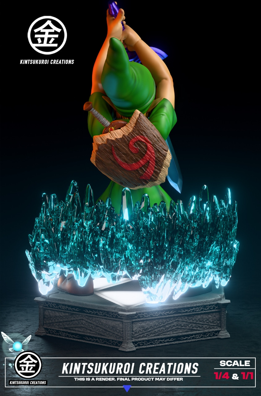 【Pre-sale】1/4 and 1/1 Scale Young LINK Pulling Master Sword with LED-The Legend of Zelda-Kintsukuroi Creations Studio