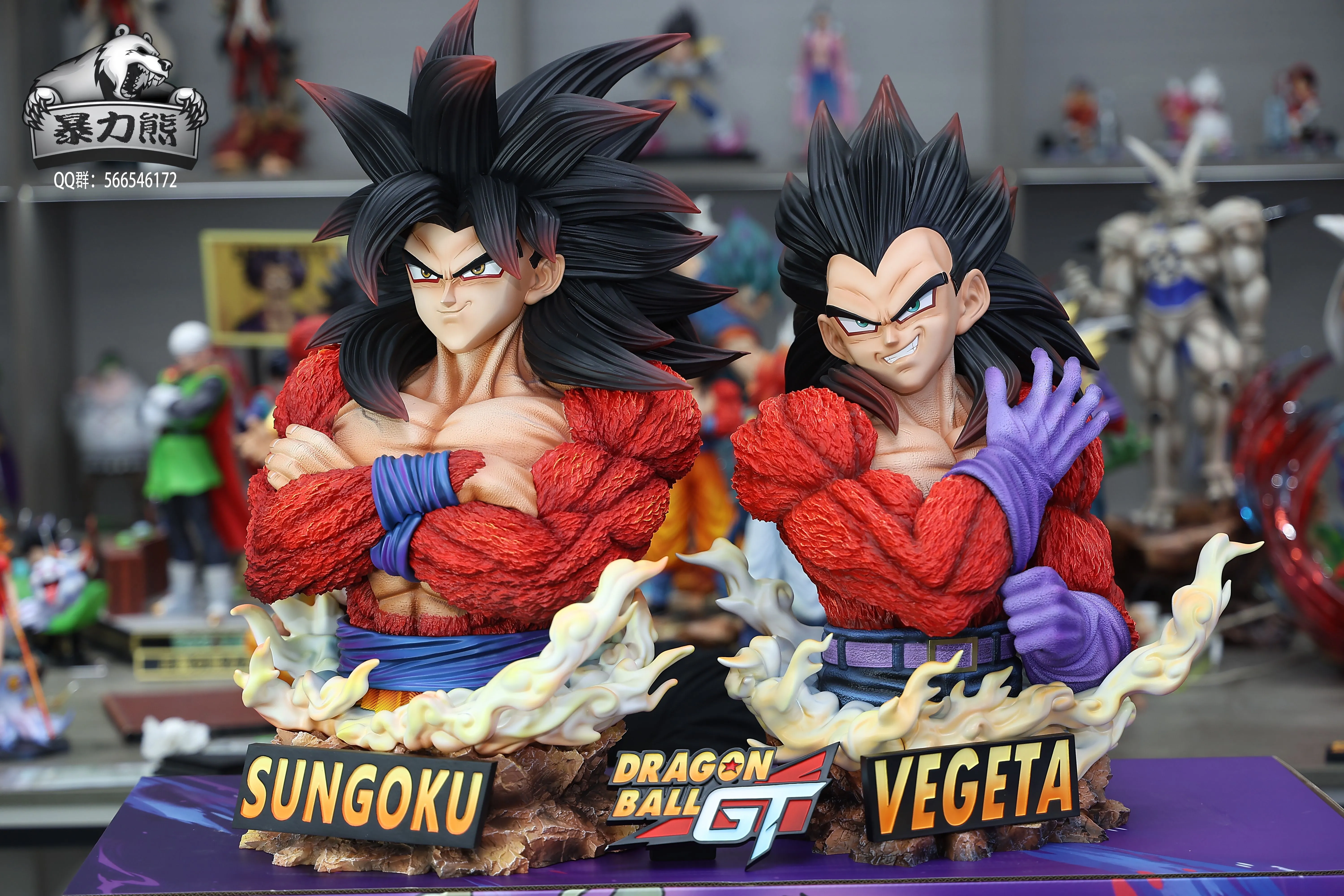 【Pre-sale】Bust of SS4 Goku-DB-Violent Bear Studio