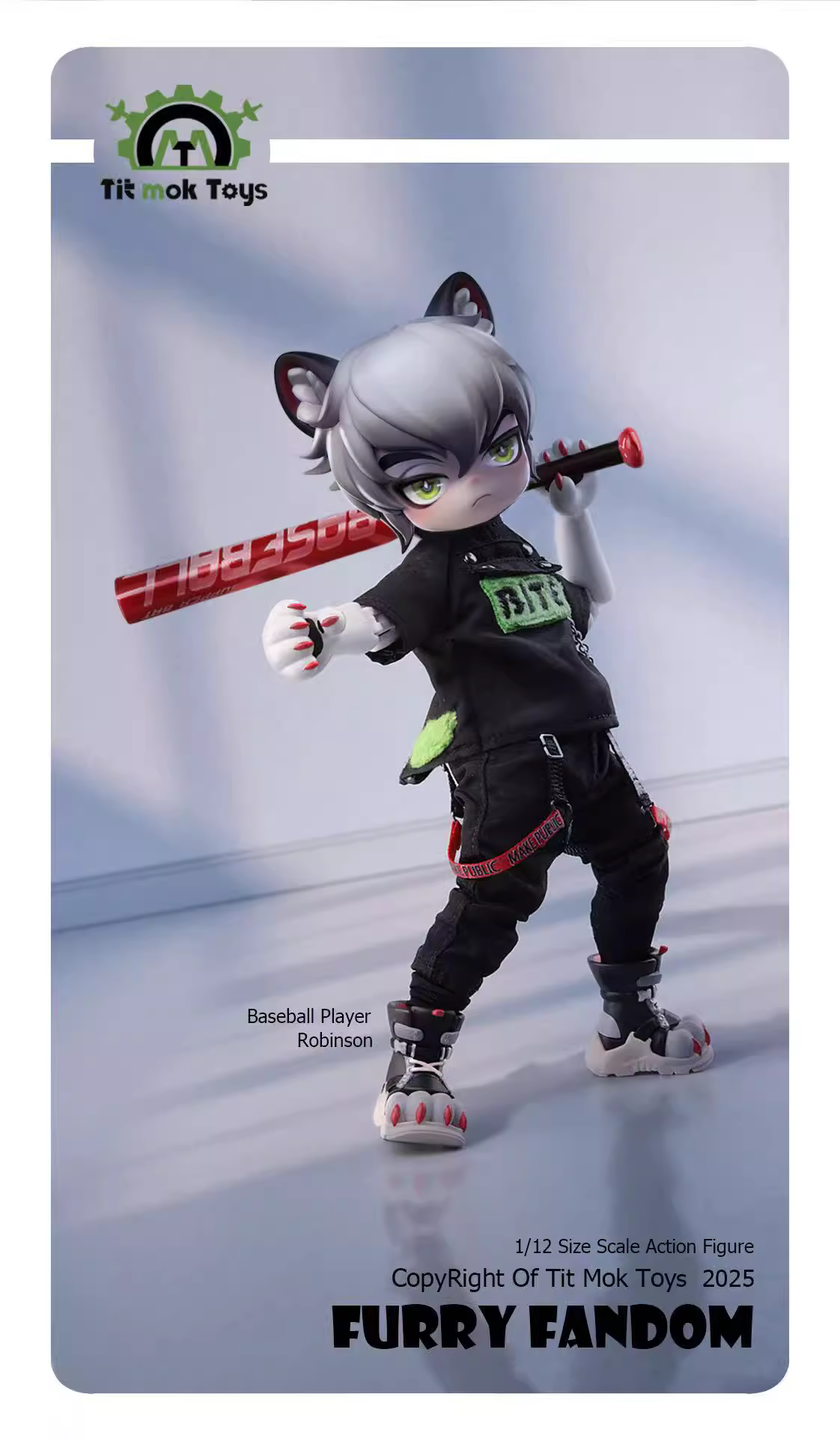 【Pre-sale】1/12 Scale Baseball Player Robinson-Other series-Tit Mok Toys Studio