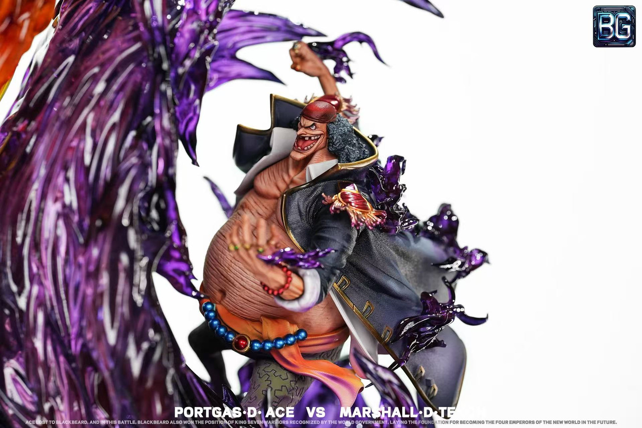 【Pre-sale】1/6 and POP Scale Ace VS Marshall·D·Teach with LED-Badge Studio