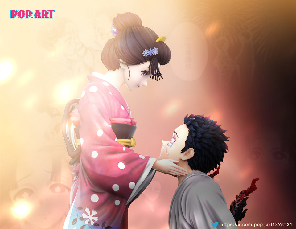 【Pre-sale】1/6 Scale Akaza and Koyuki-POP.ART Studio