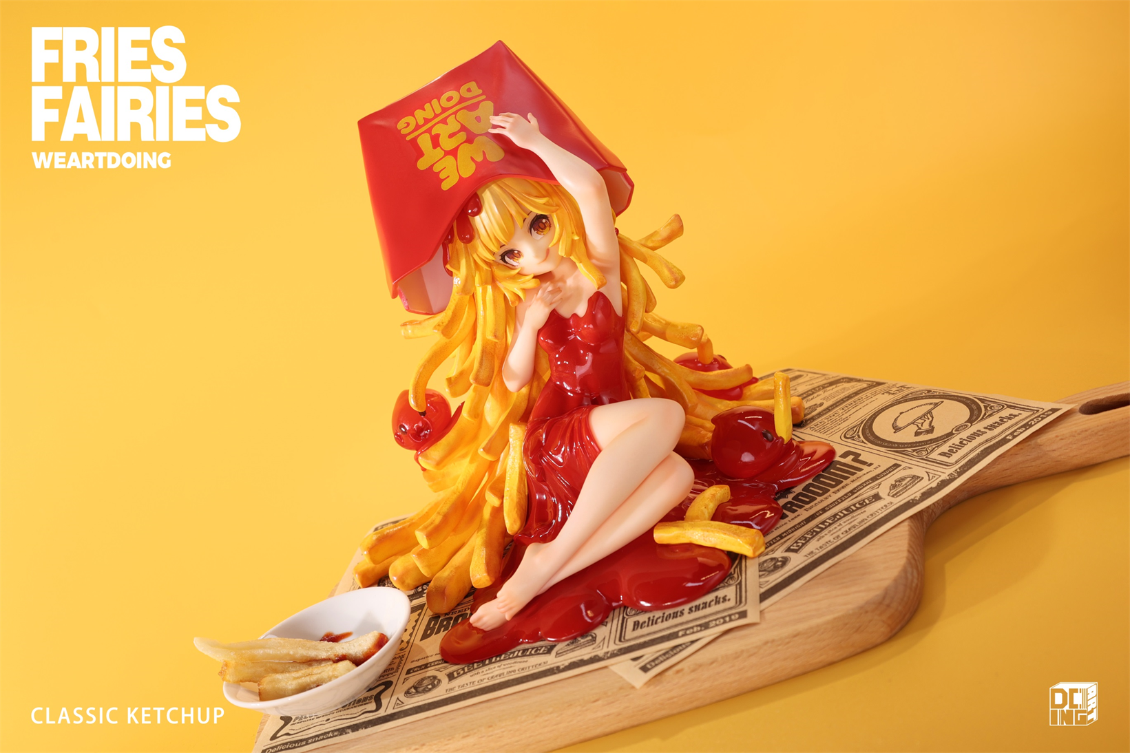 【Pre-sale】Sleeping Beauty-Fries Fairies-Classic Ketchup and Wasabi-Other series-WeArtDoing Studio