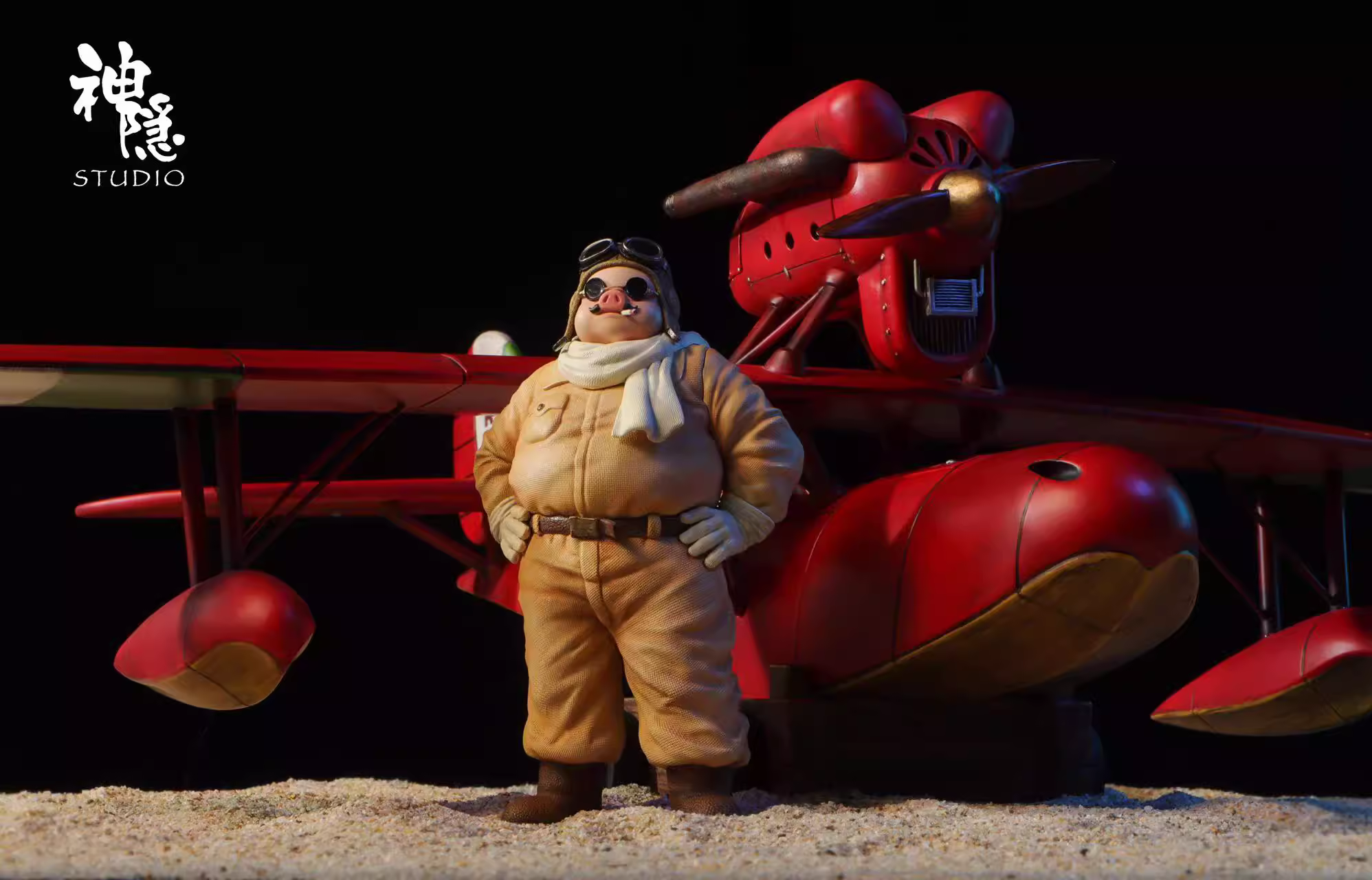 【Pre-sale】Hikoutei Jidai Porco Rosso with LED-Studio Ghibli-ShenYin Studio