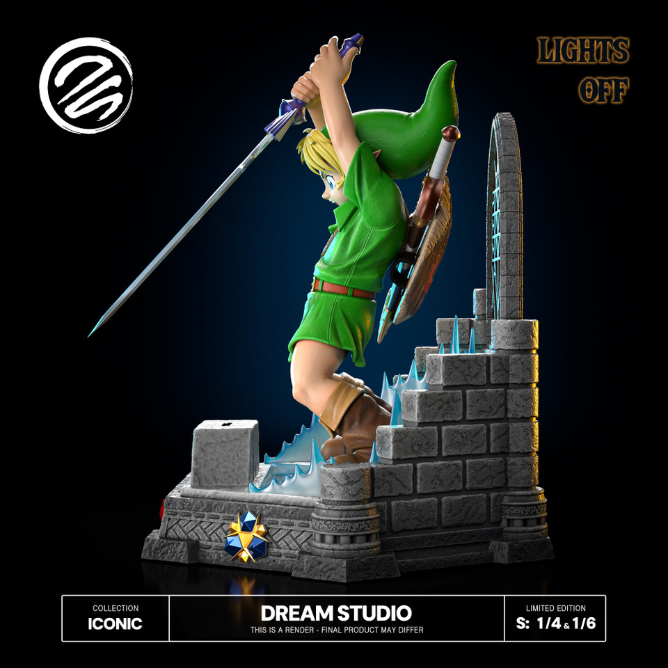 【Pre-sale】1/4 and 1/6 Scale Young Link Sword with LED-The Legend of Zelda-Dream Studio