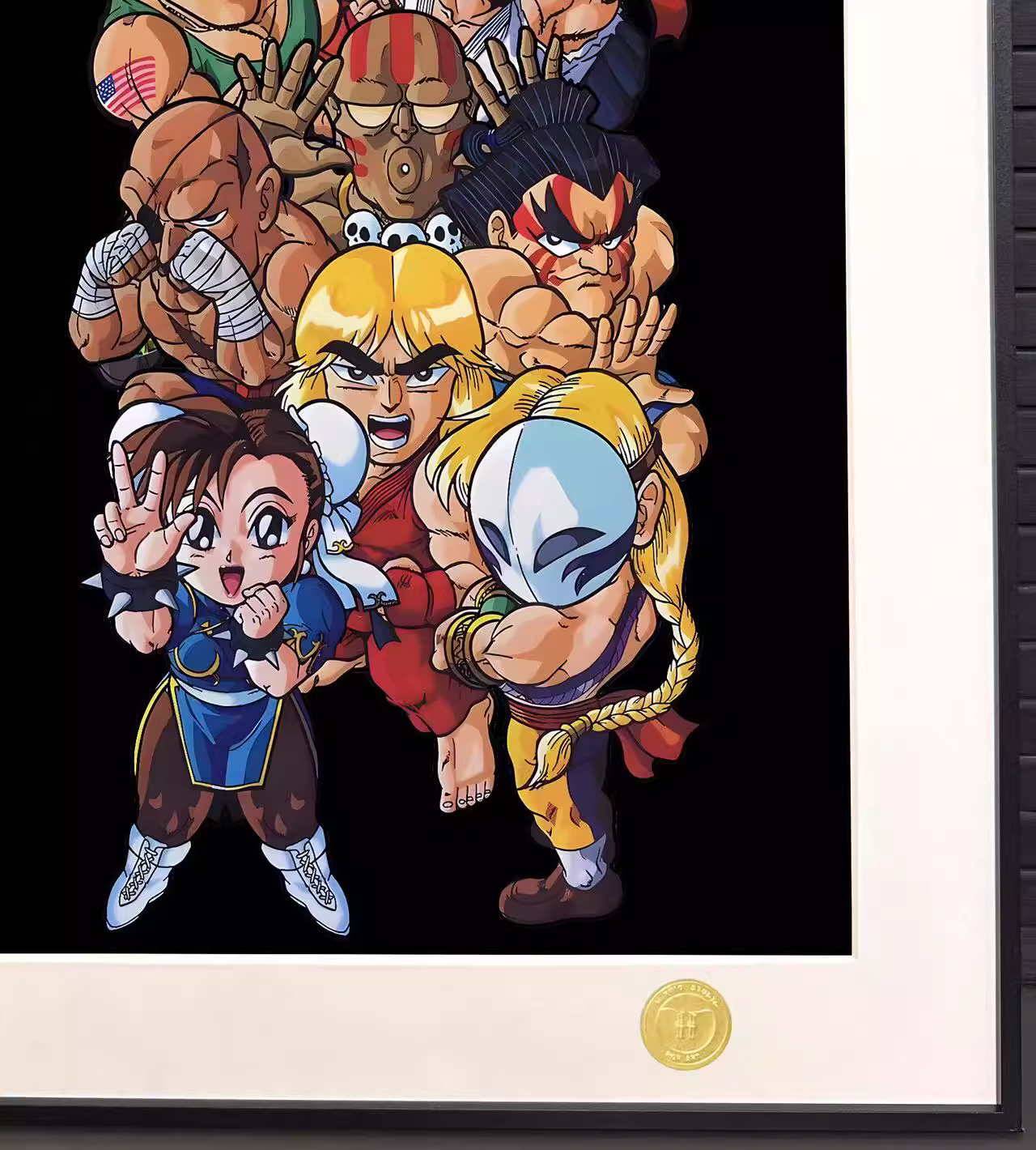 【Pre-sale】Decorative Painting of Q Version Characters of Street Fighter-H2 Studio