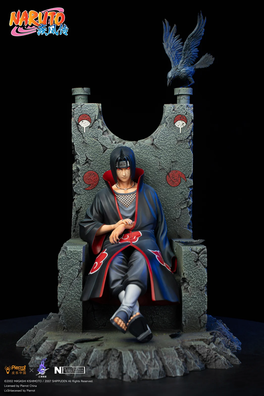 【Pre-sale】1/6 Scale Licensed Itachi Uchiha with LED-Pierrot China x PickStar Studios