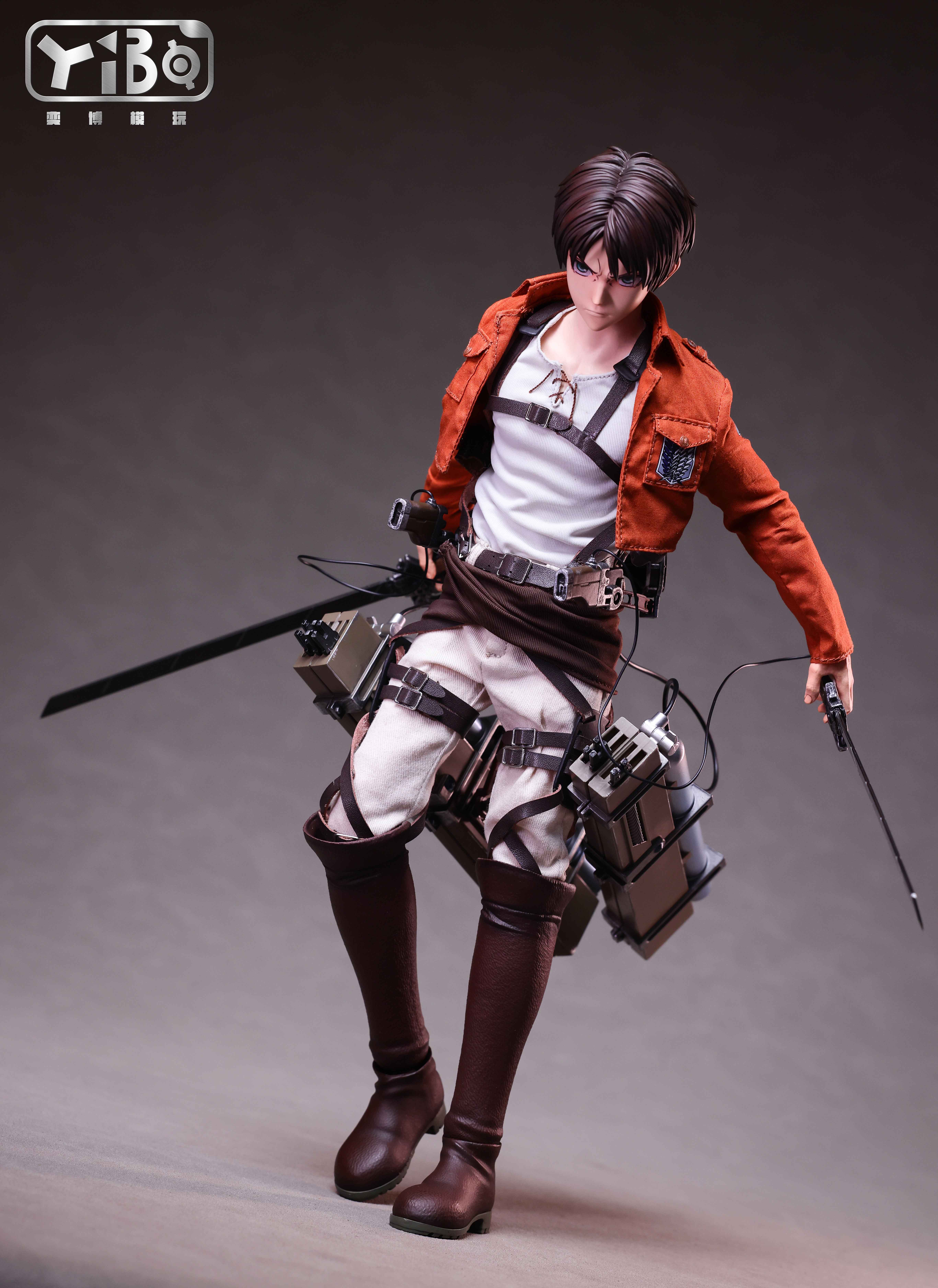 【Pre-sale Closed】1/6 Scale Levi and Eren-Attack on Titan-YIBO TOYS Studio