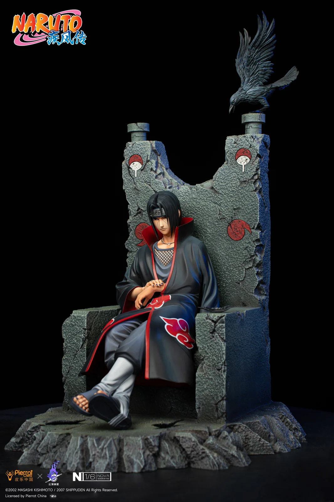 【Pre-sale】1/6 Scale Licensed Itachi Uchiha with LED-Pierrot China x PickStar Studios