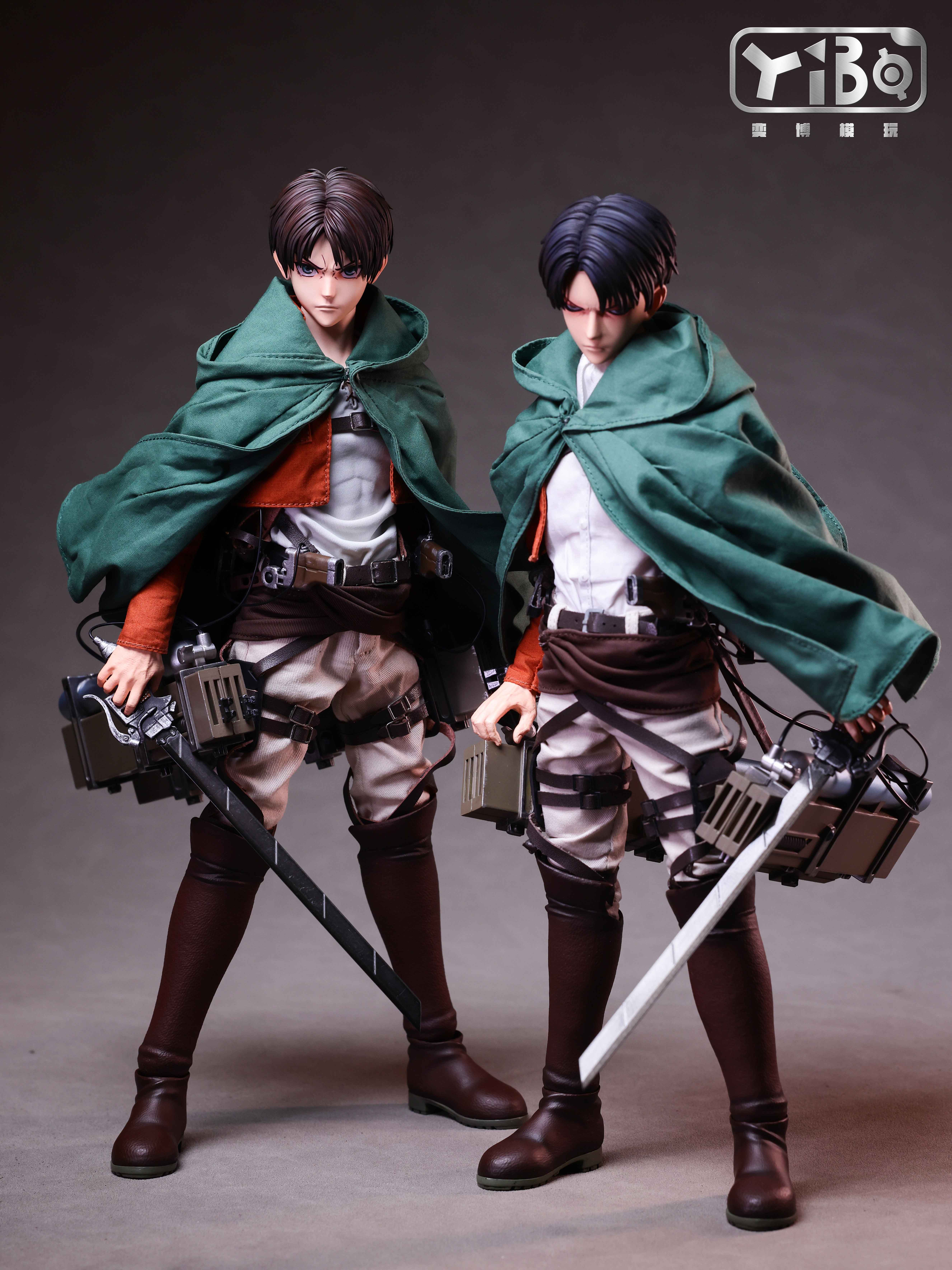 【Pre-sale Closed】1/6 Scale Levi and Eren-Attack on Titan-YIBO TOYS Studio
