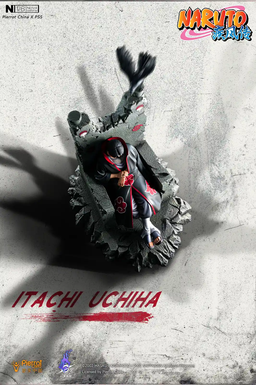 【Pre-sale】1/6 Scale Licensed Itachi Uchiha with LED-Pierrot China x PickStar Studios