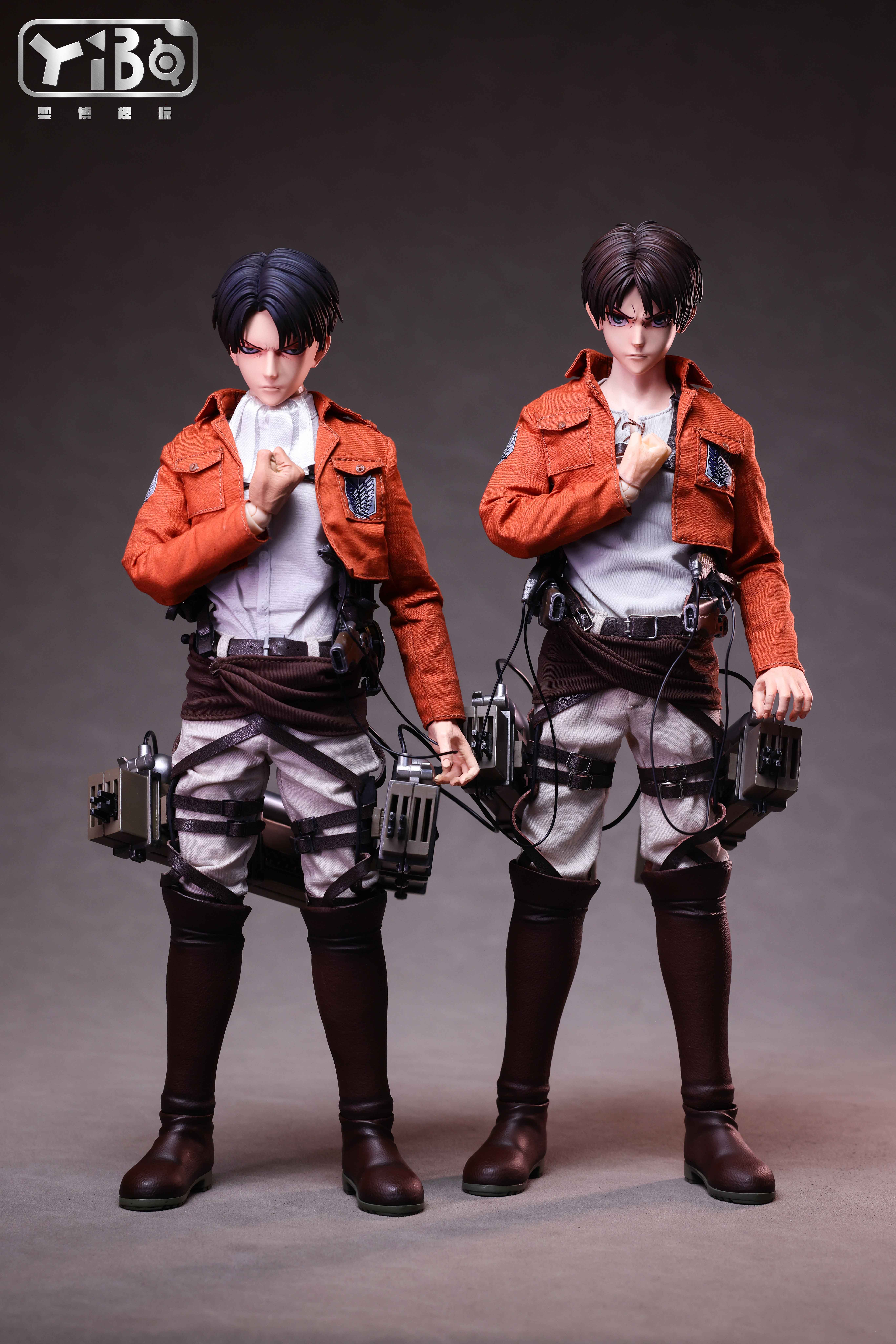 【Pre-sale Closed】1/6 Scale Levi and Eren-Attack on Titan-YIBO TOYS Studio