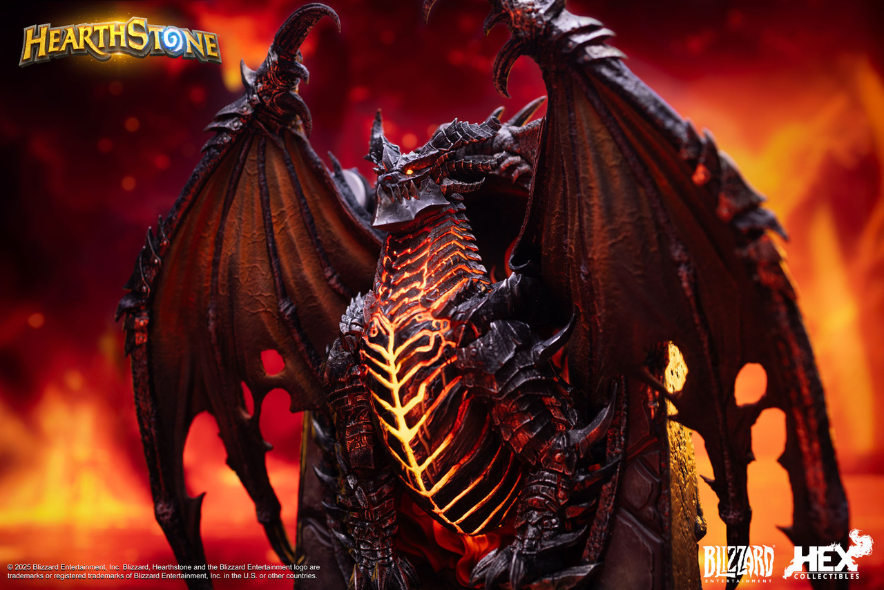 【Pre-sale】Deathwing Art Statue Liensed-Hearthstone-Hex Collectibles and Blizzard Studio
