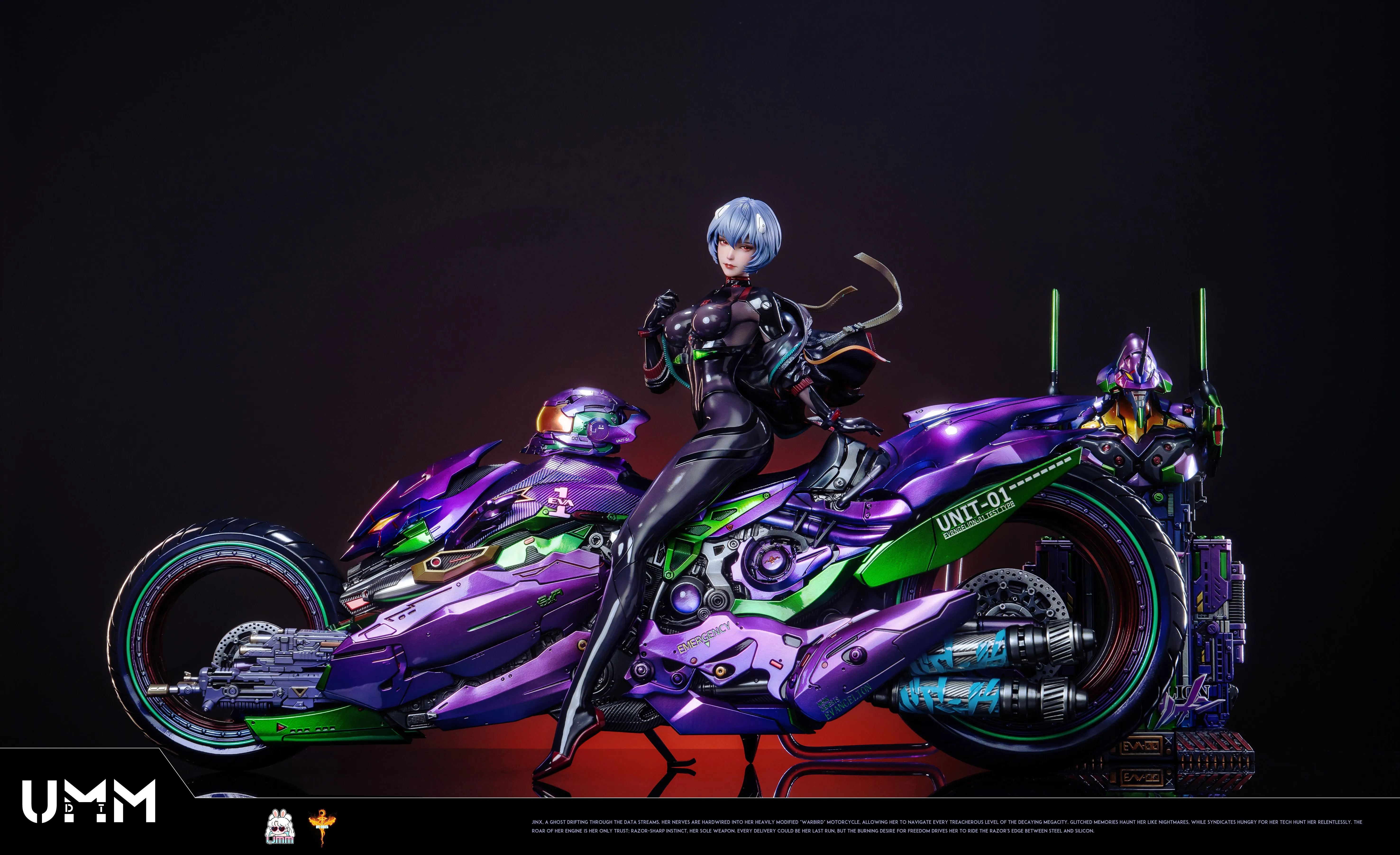 【Pre-sale】Motorcycle Girl Ayanami Rei-EVA-DT Studio