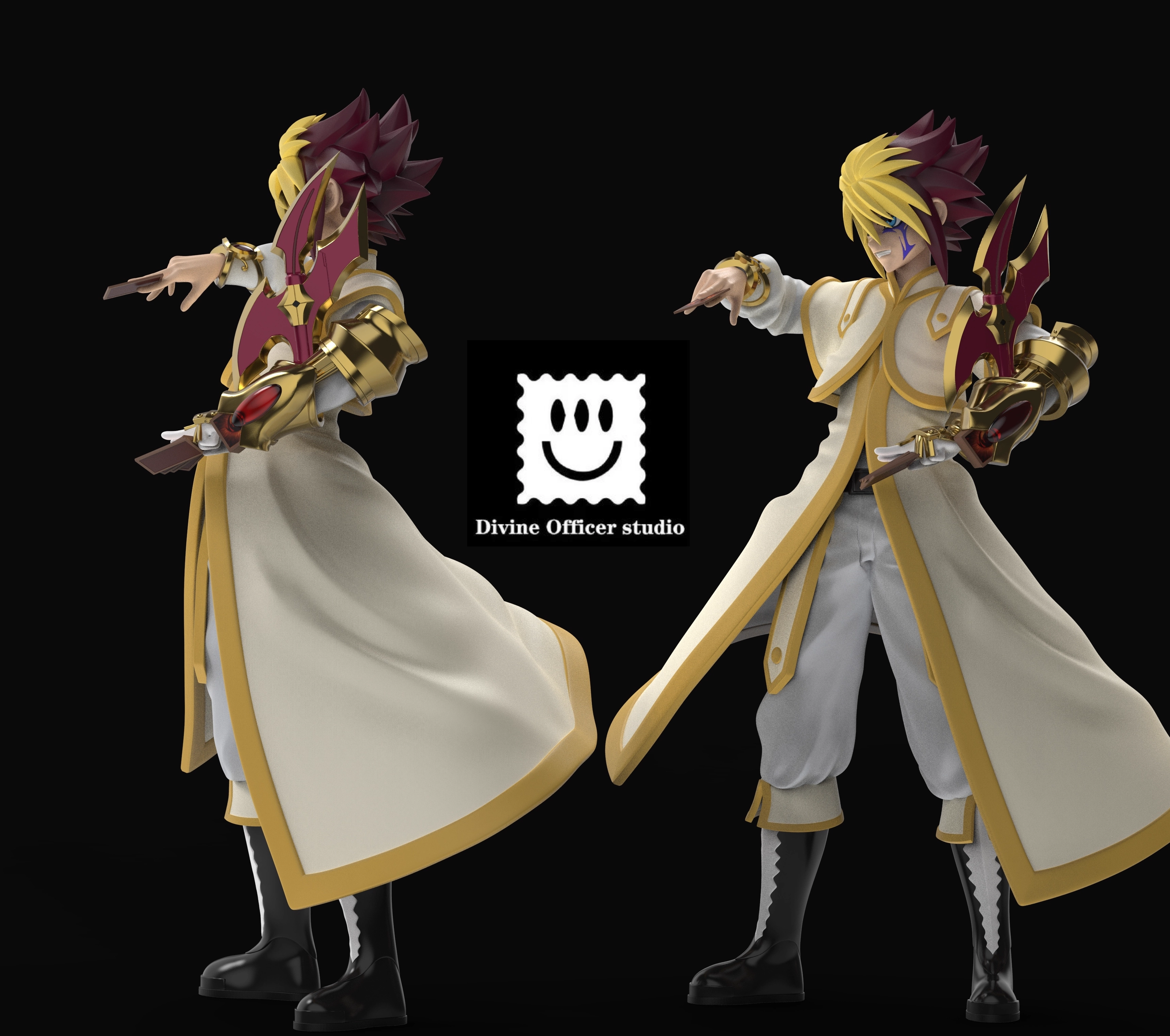 【Pre-sale】1/7 Scale Quattro-Yu-Gi-Oh! Duel Monsters-Devine Officer Studio