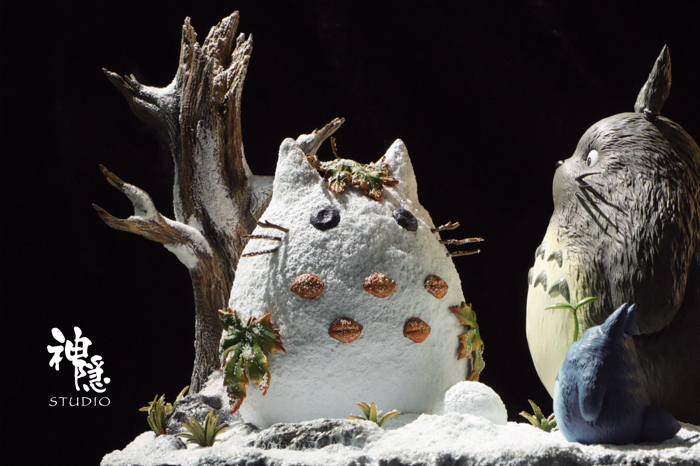 【Pre-sale】1/6 Scale Totoro play in the snowfield-Studio Ghibli-ShenYin Studio