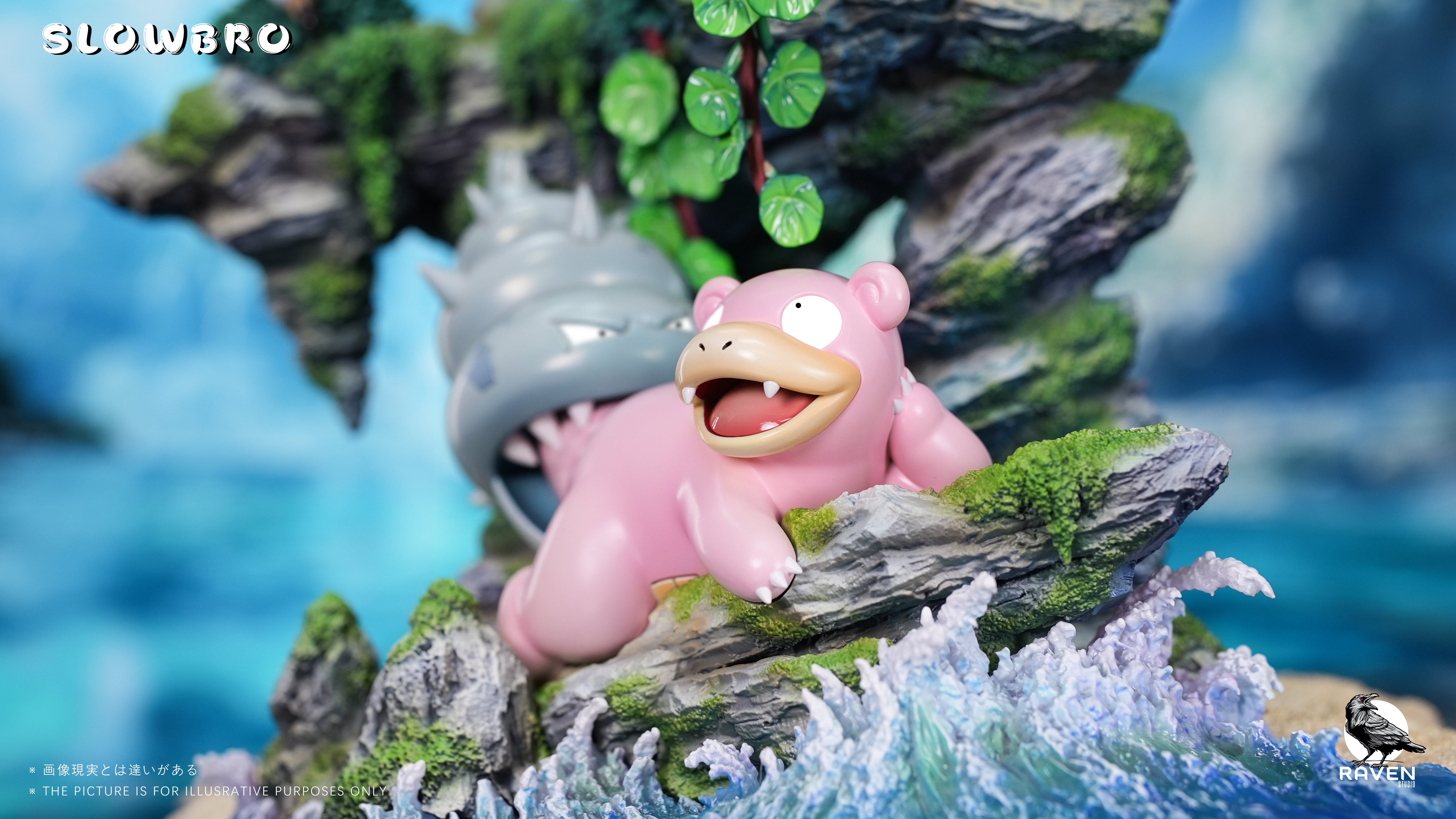 【Pre-sale】Version B Leisurely Slowpoke-Pokemon-Raven Studio