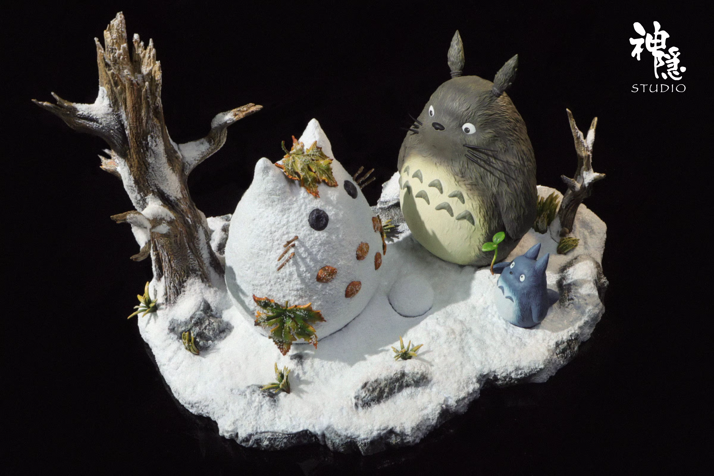 【Pre-sale】1/6 Scale Totoro play in the snowfield-Studio Ghibli-ShenYin Studio