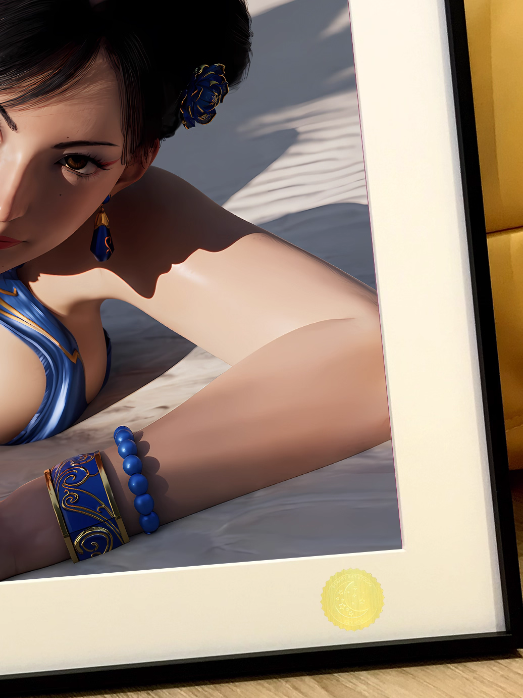 【Pre-sale】Decorative Painting of Sandbeach Chun-Li-Street Fighter-XingKong Studio