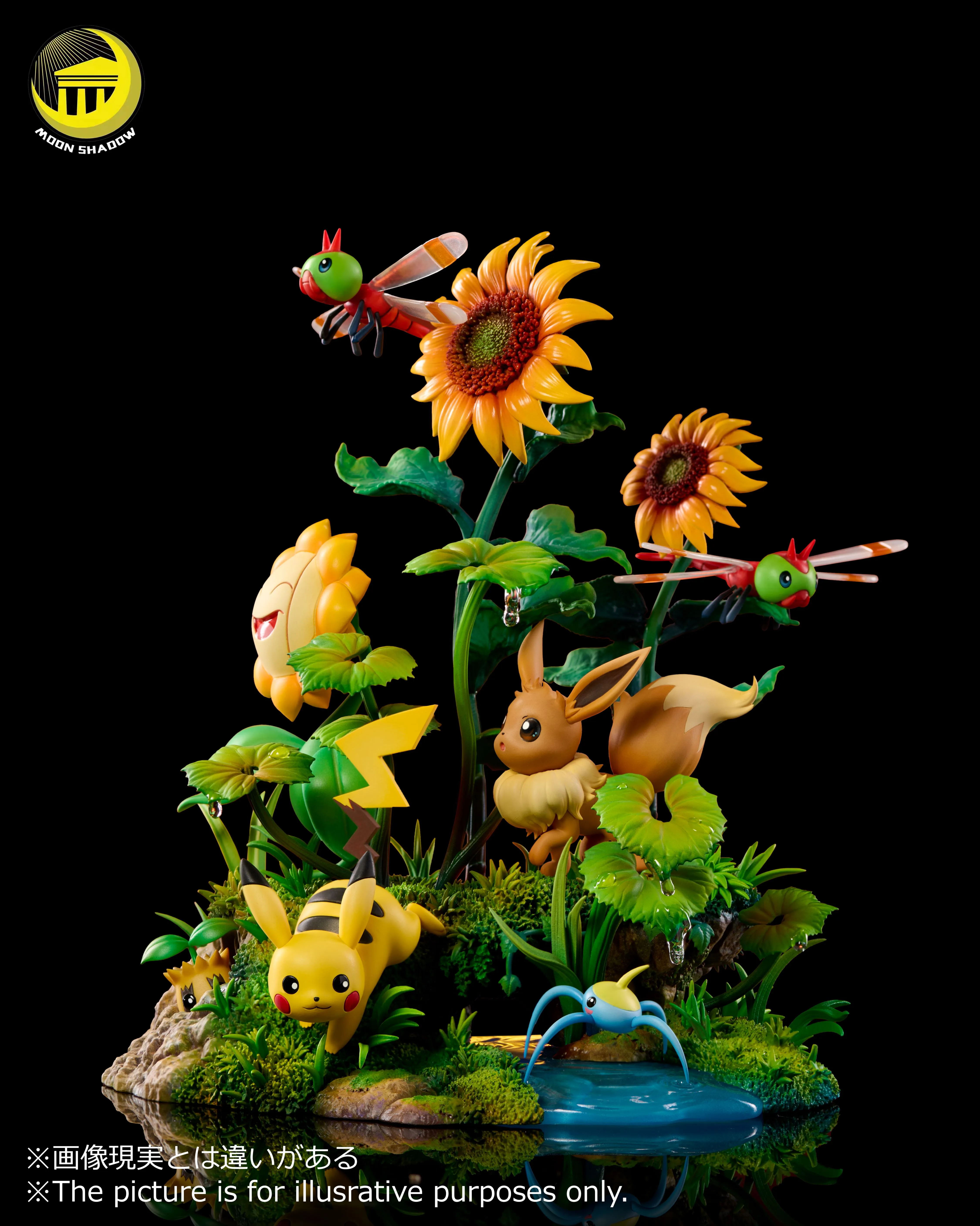 【Pre-sale】Pikachu and Eevee Natural scene-Pokemon-Moon Shadow Studio
