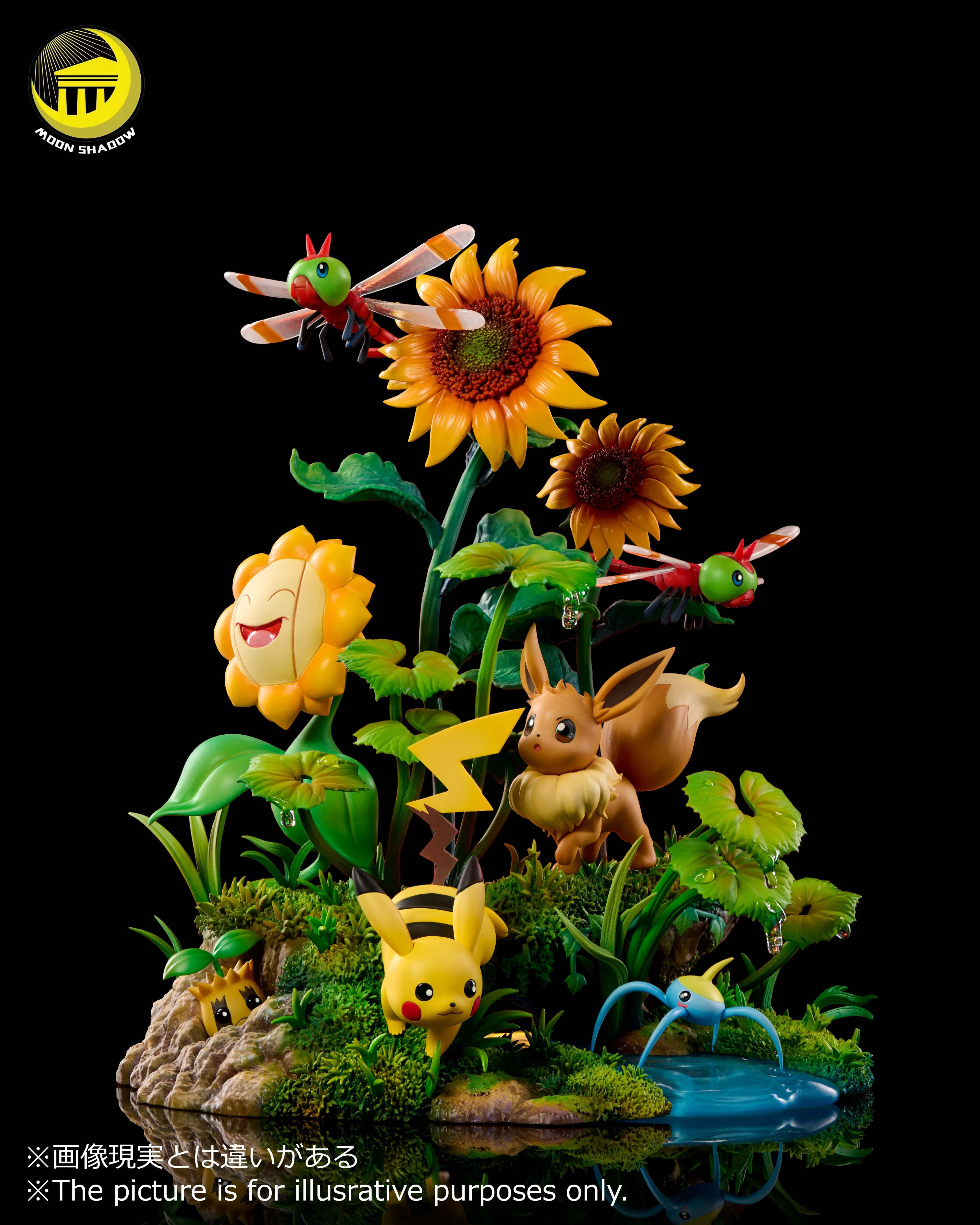 【Pre-sale】Pikachu and Eevee Natural scene-Pokemon-Moon Shadow Studio