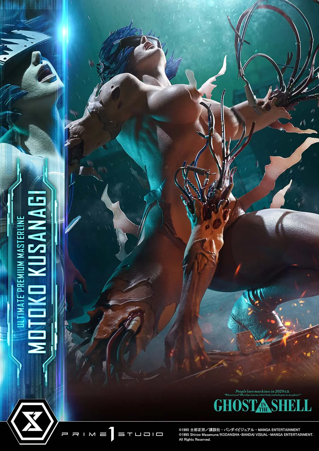 【Pre-sale】1/4 Scale Licensed Motoko Kusanagi-Ghost in the Shell-Prime 1 Studio