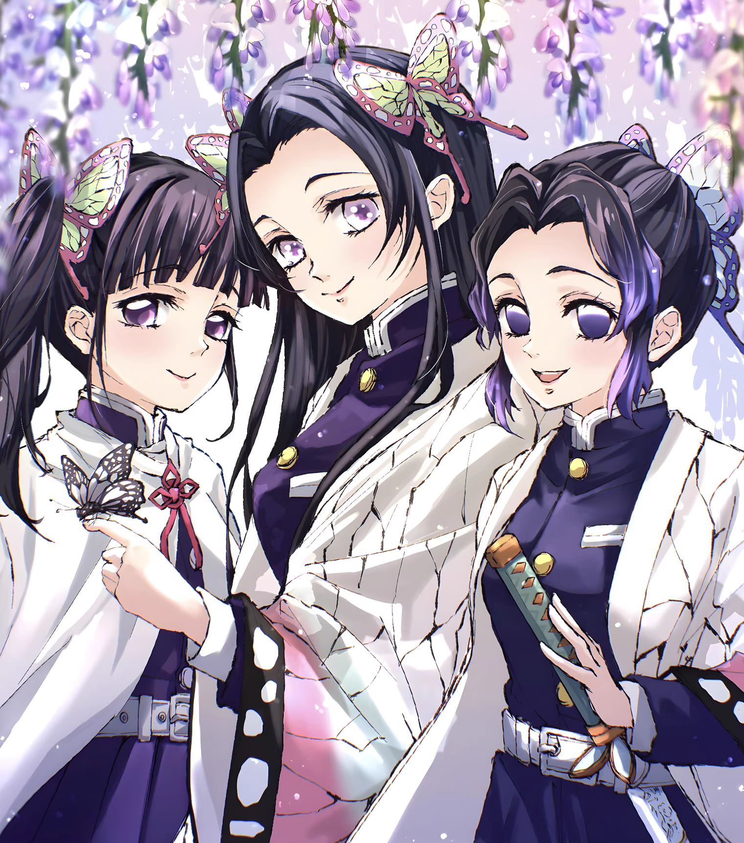 【Pre-sale】Decorative Painting of Three Butterfly Sisters-H2 Studio