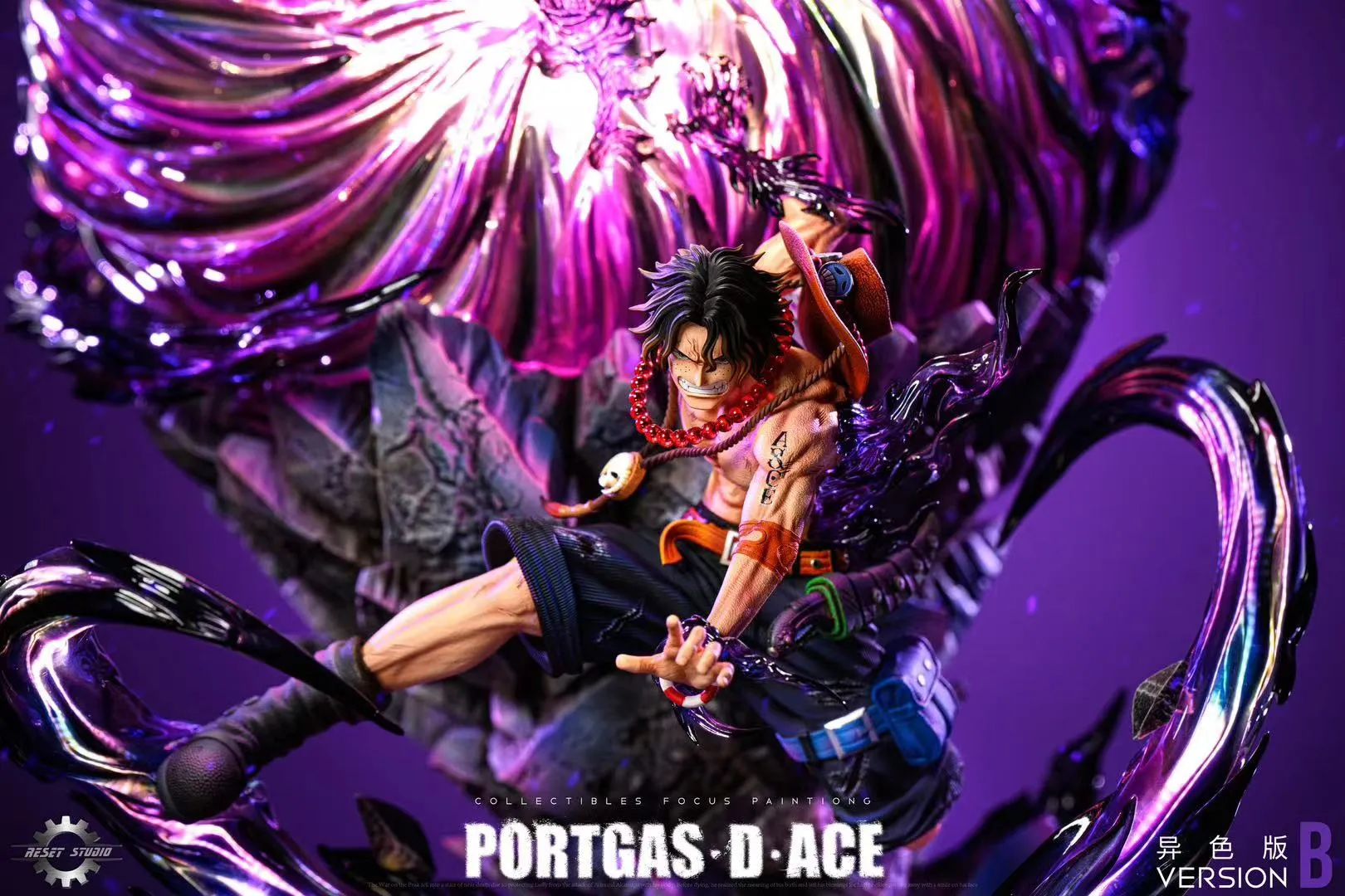 【Pre-sale】POP Scale Portgas D Ace with LED-Reset Studio
