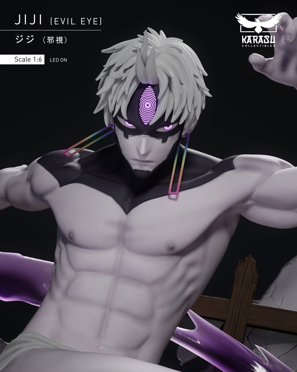 【Pre-sale】JiJi Evil eye with LED-Karasu Collectibles Studio