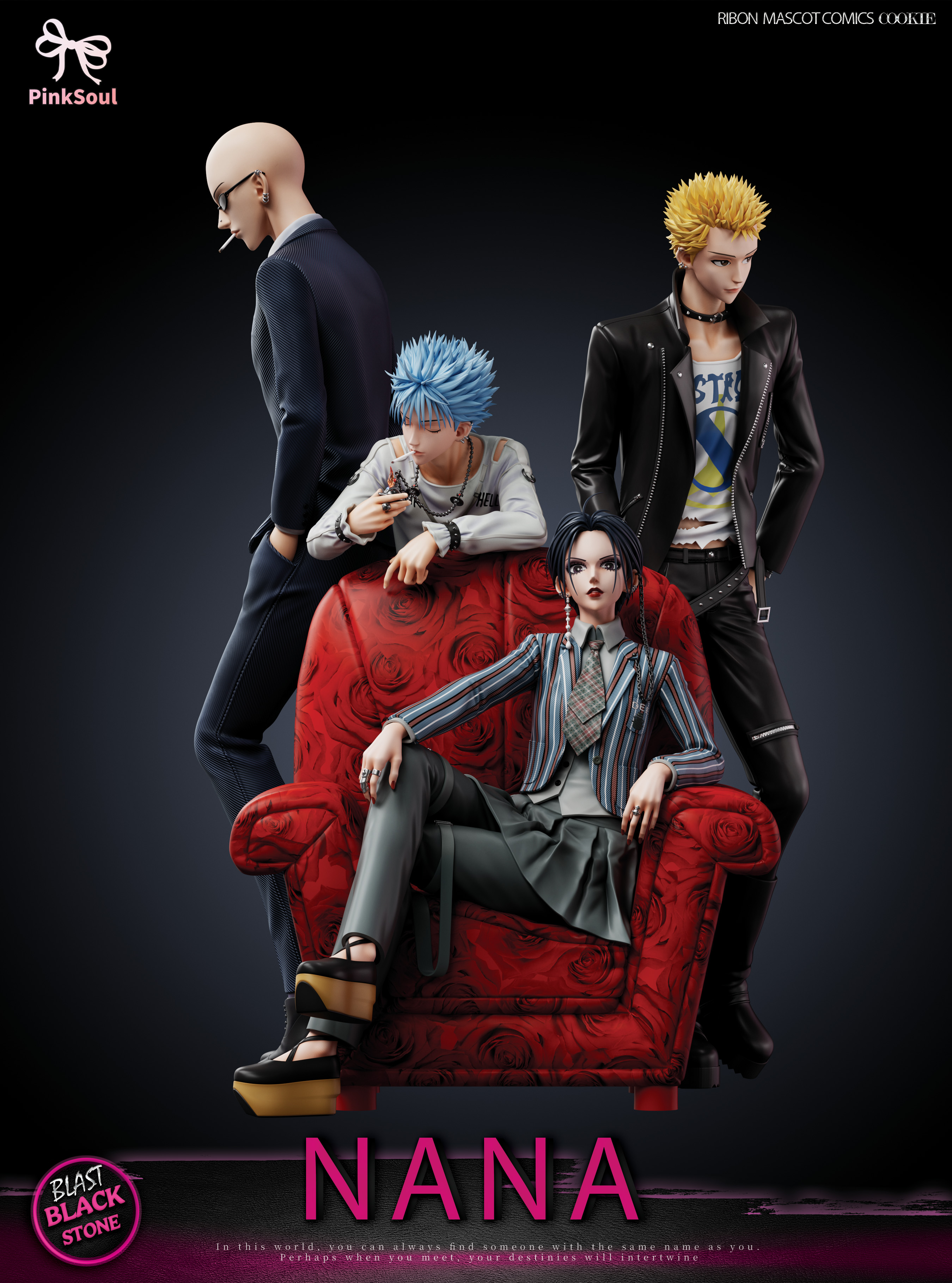 【Pre-sale】Blast/Black stones-NANA-PinkSoul Studio