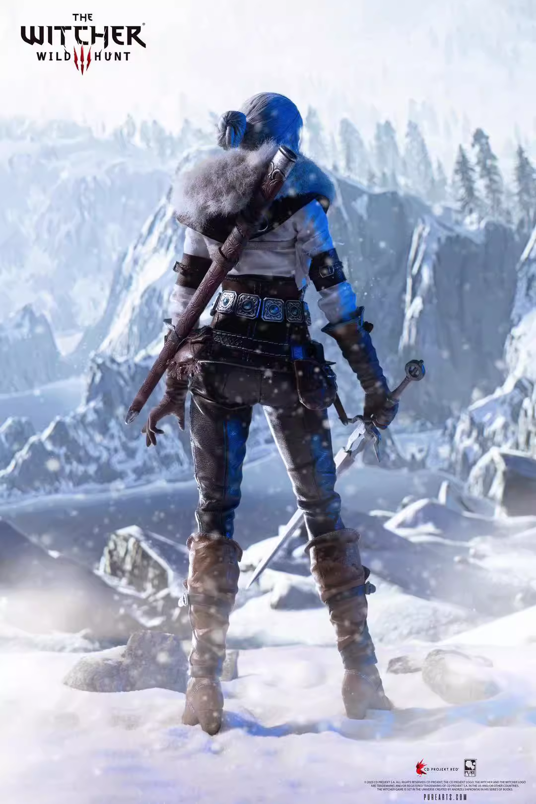 【Pre-sale】1/6 Scale Articulated Figure Ciri of Cintra-The Witcher 3：Wild Hunt-PureArts Studio