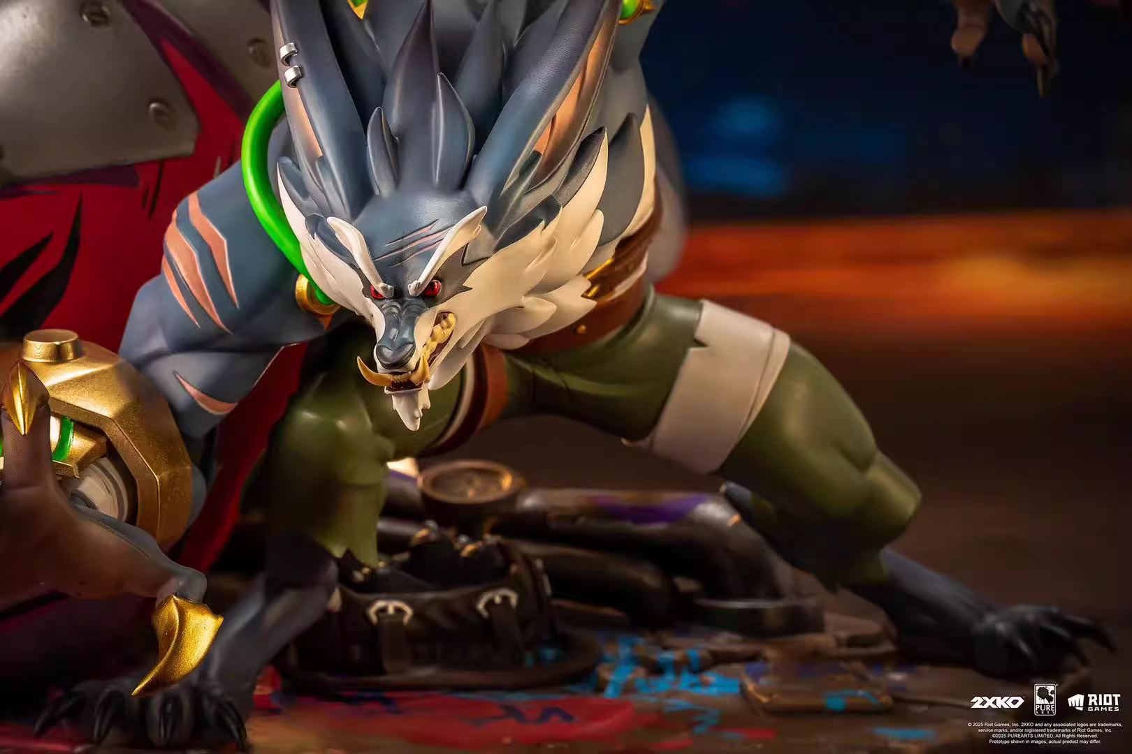 【Pre-sale】1/10 Scale Jinx and Warwick VS Ahri and Ekko-2XKO Studio