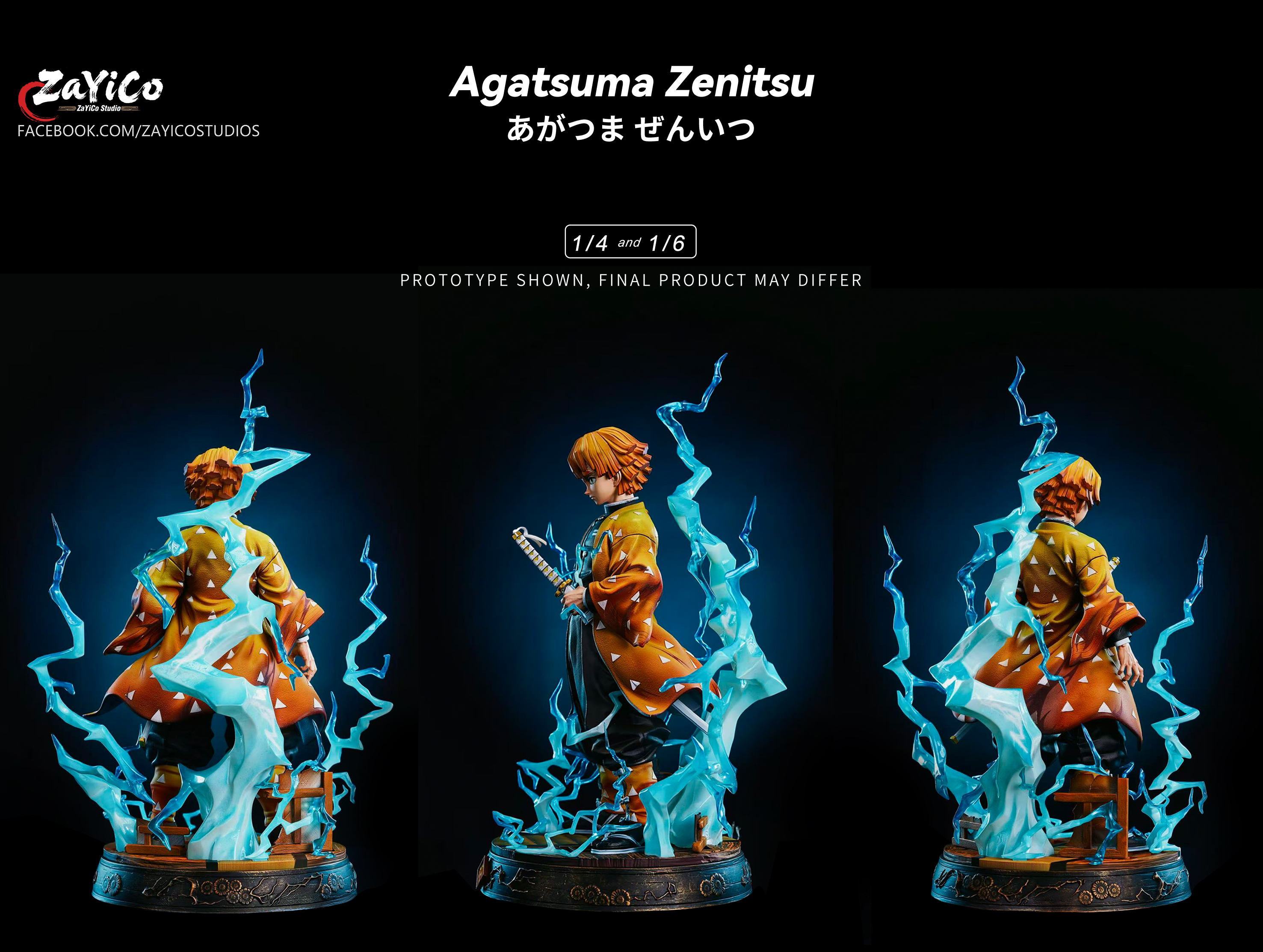 【Pre-sale】1/6 and 1/4 Scale Agatsuma Zenitsu-Zayico Studio
