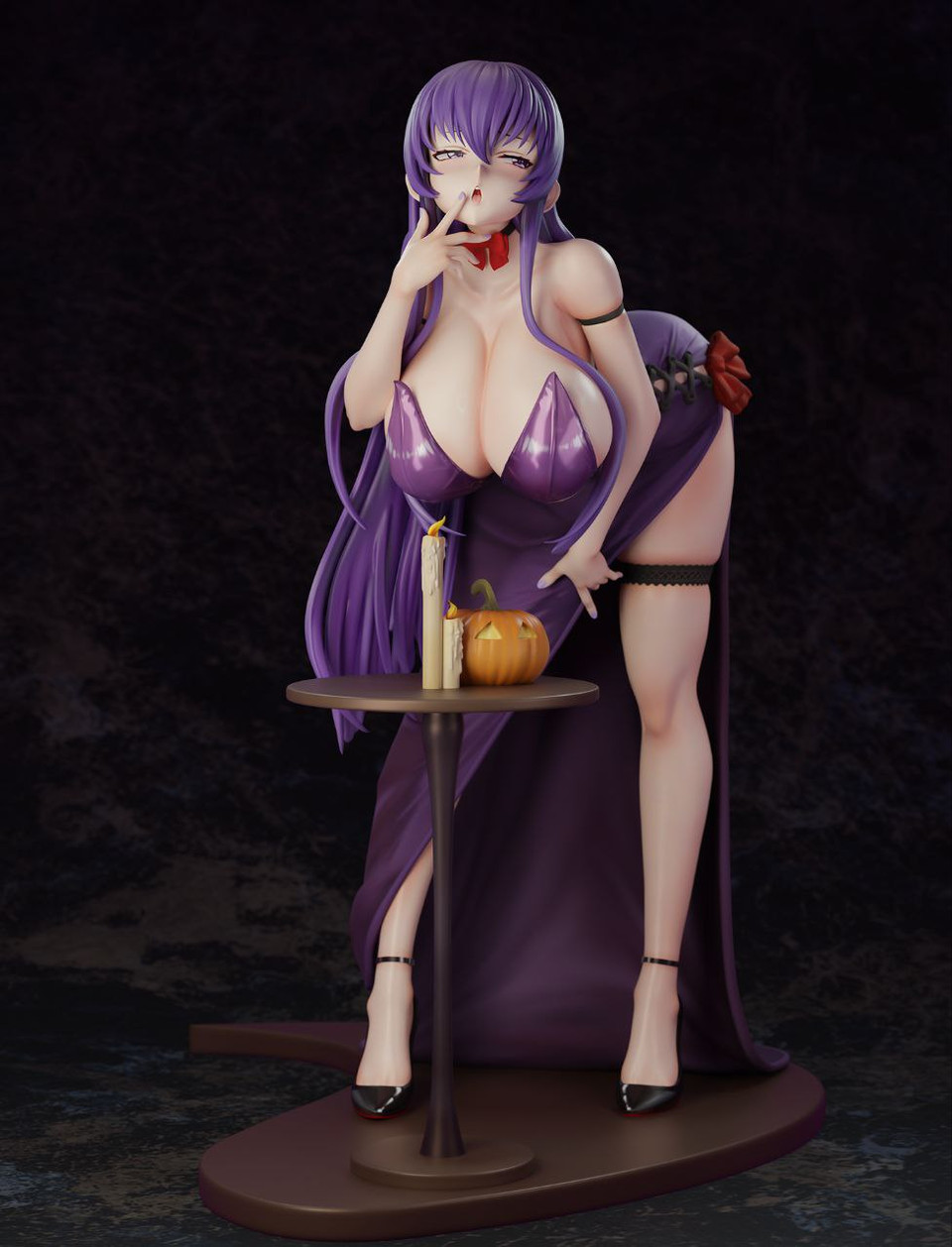 【Pre-sale】1/6 Scale Busujima Saeko Halloween dance party-Green tea Studio