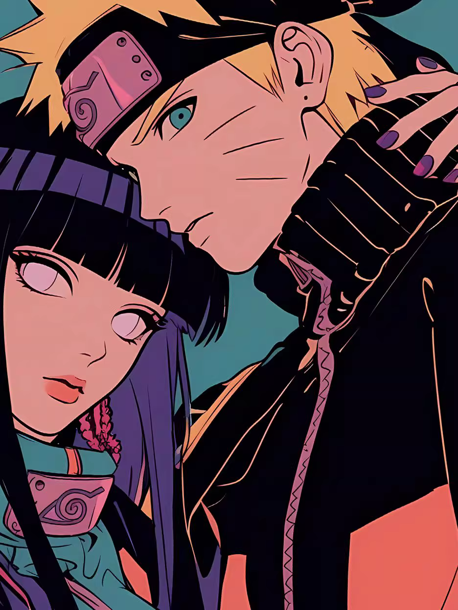 【Pre-sale】Decorative Painting of Uzumaki Naruto and Hyūga Hinata-XingKong Studio