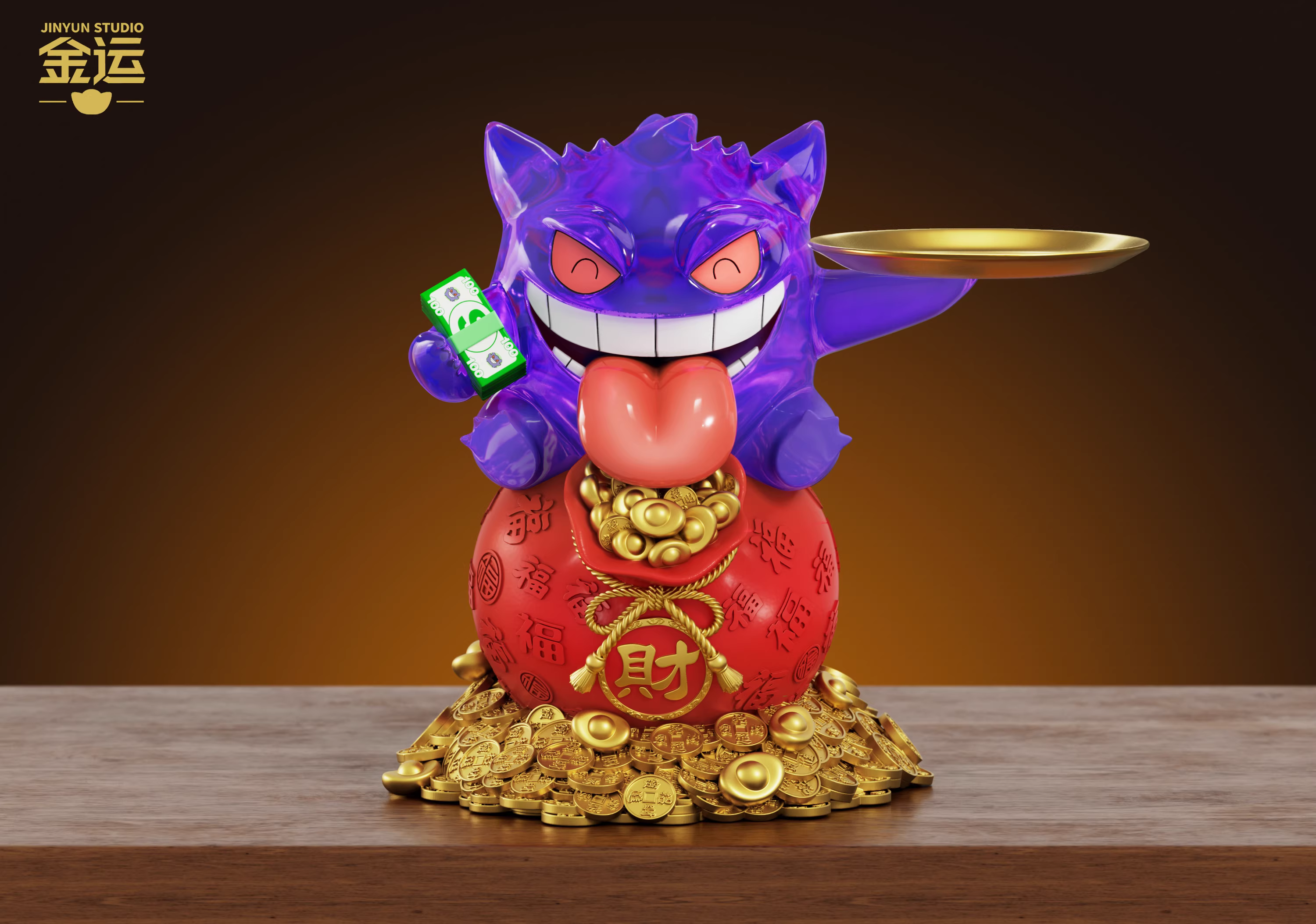 【Pre-sale】Wealth Attraction Gengar-JinYun Studio