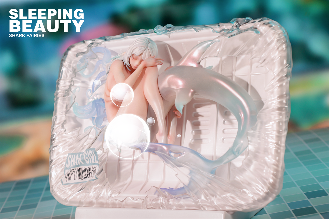 【Pre-sale】Sleeping Beauty-Shark Fairies-Black Fin and Silver Fin-WeArtDoing Studio
