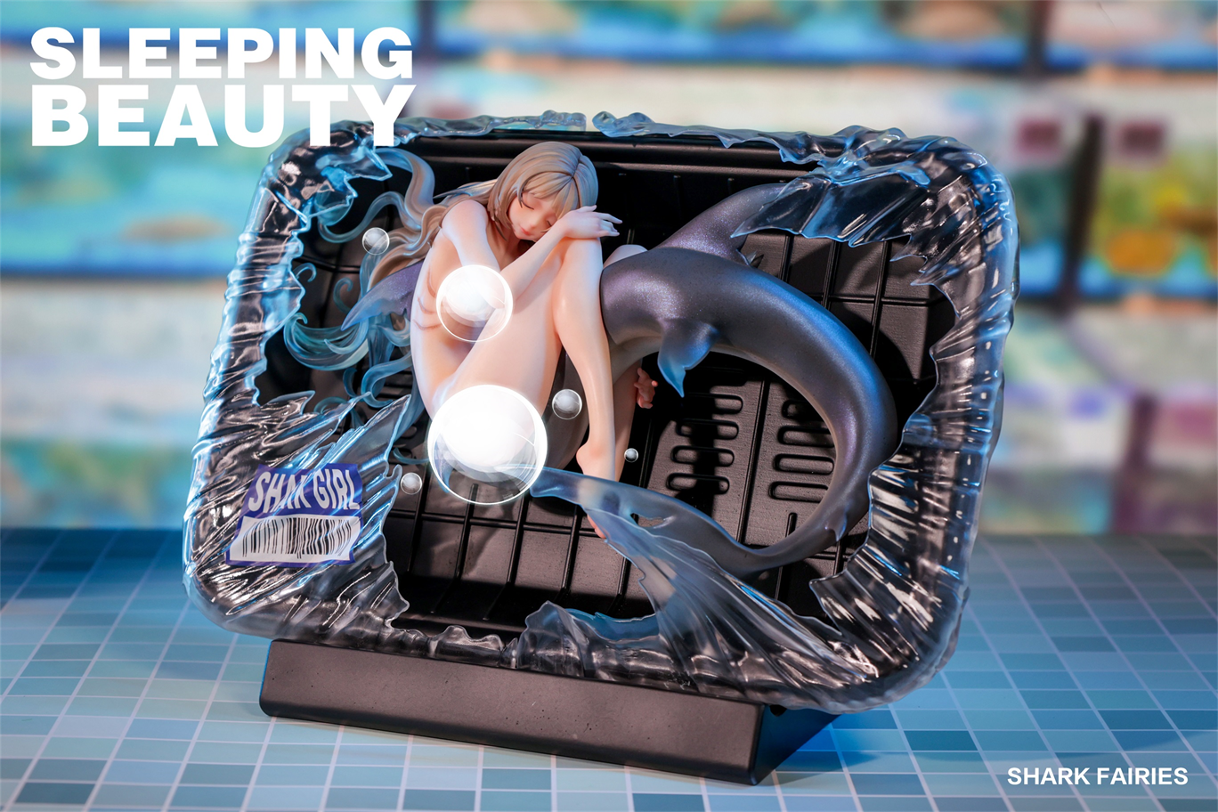 【Pre-sale】Sleeping Beauty-Shark Fairies-Black Fin and Silver Fin-WeArtDoing Studio