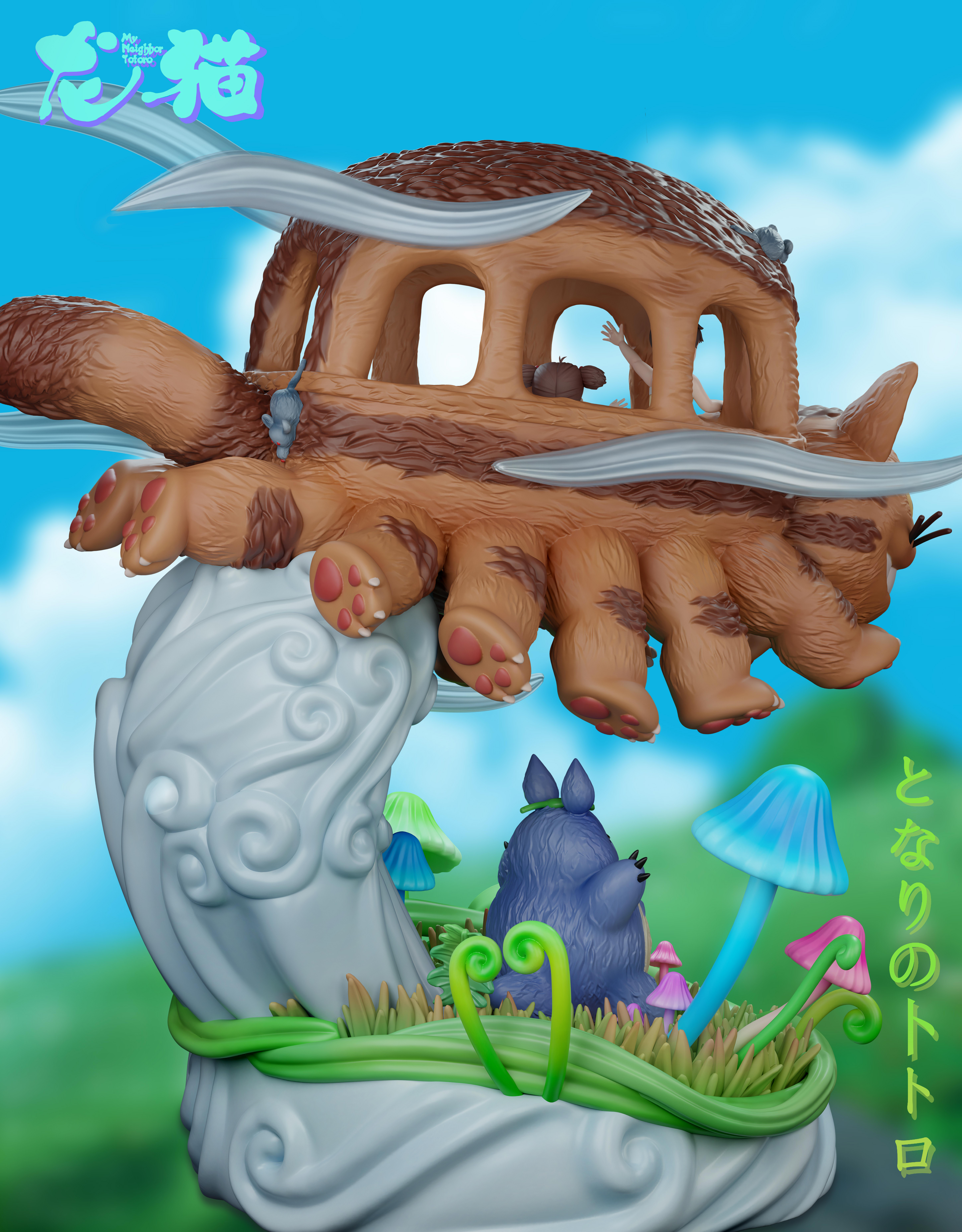 【Pre-sale】1/6 Scale Totoro Cat Bus-ChaoShe Studio