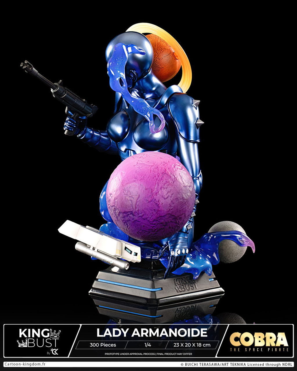 【Pre-sale】1/6 Scale Bust of The space pirate Cobra Lady Armanoide Licensed-Cartoon Kingdom Studio