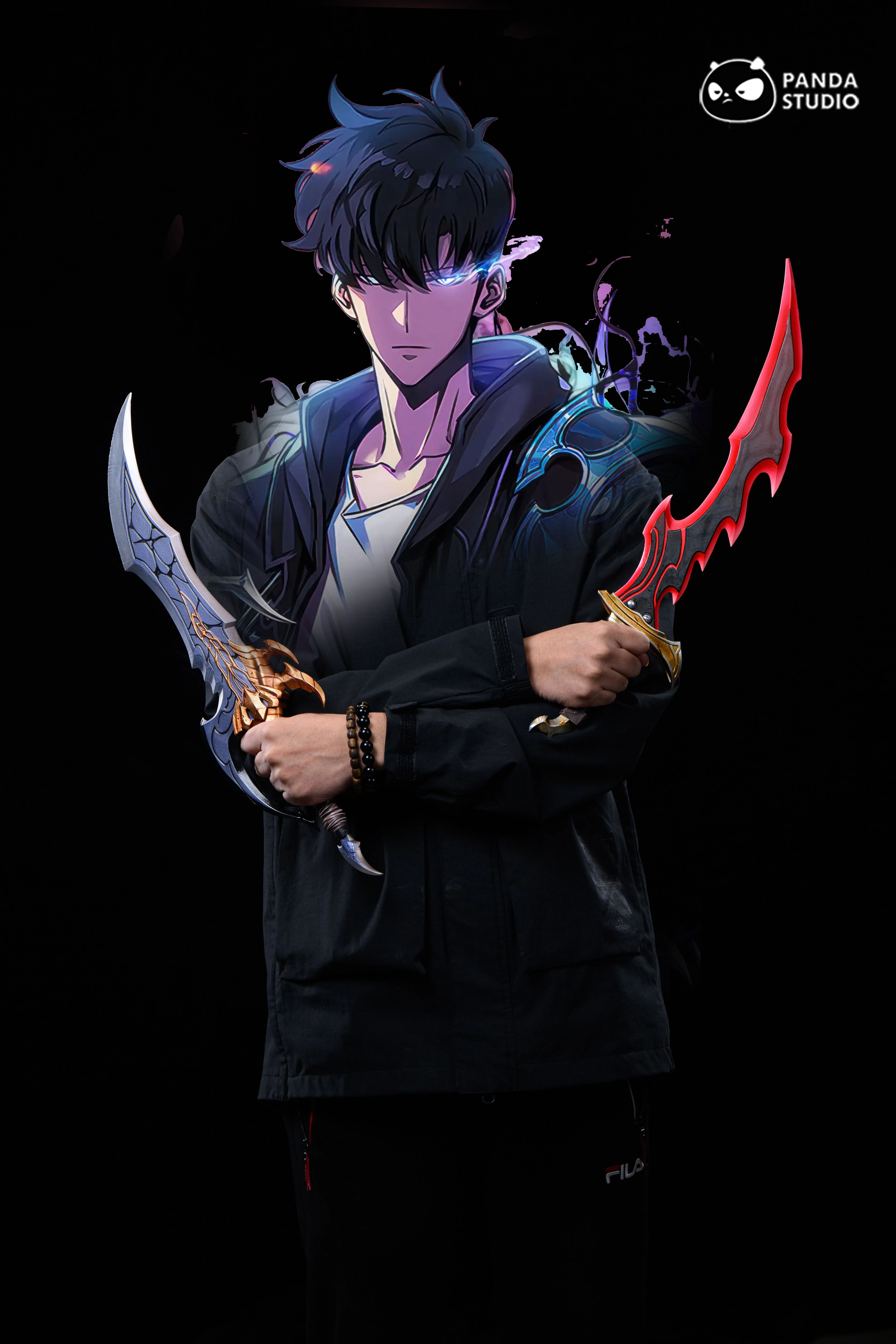 【Pre-sale】1/1 Scale Sung Jin-Woo's weapon 'Kasaka's Venom Fang' and 'Knight Killer'-Panda Studio