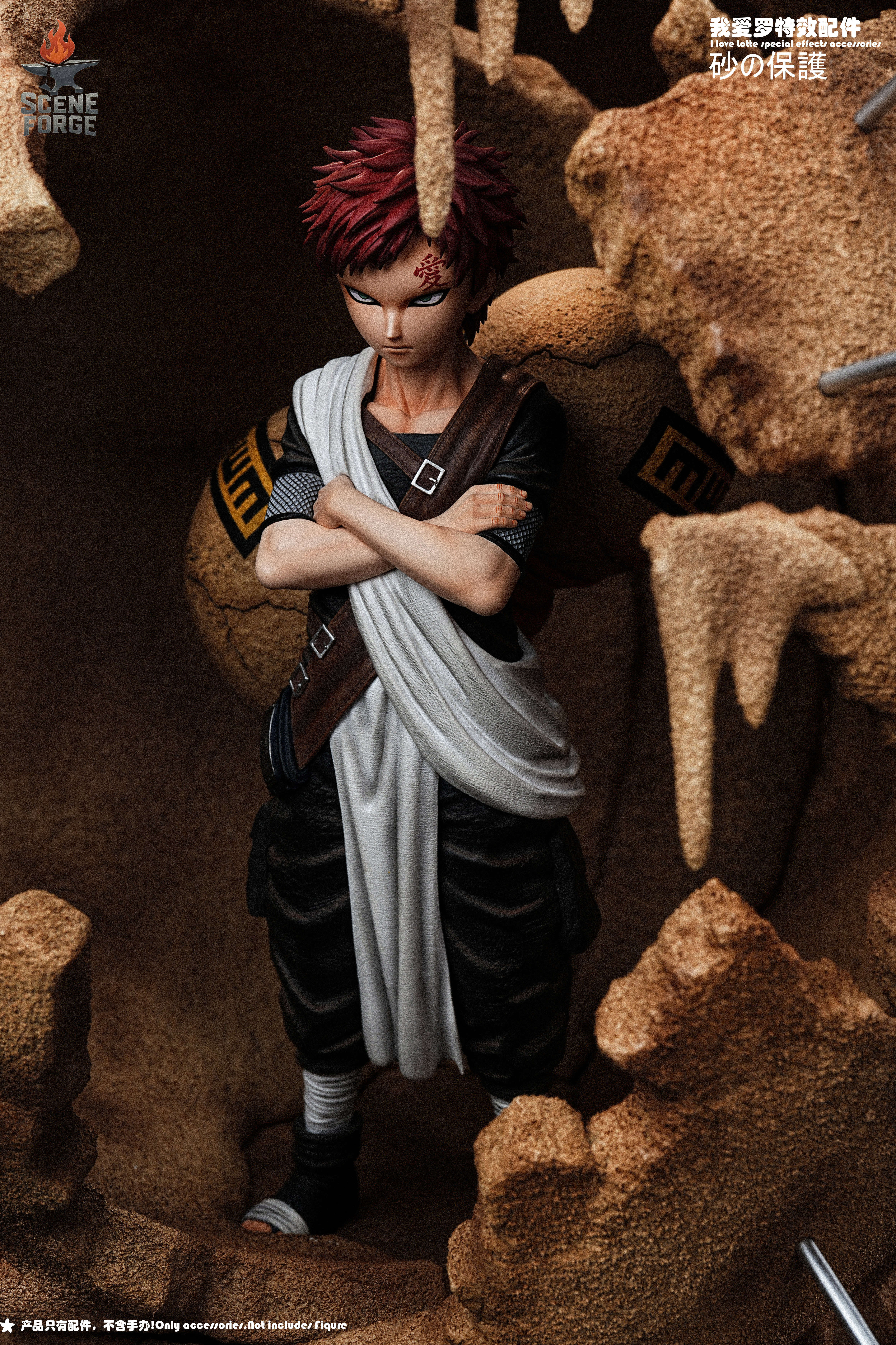 【Pre-sale】1/6 Scale Gaara Accessories (Gaara not included)-Scene Forge Studio