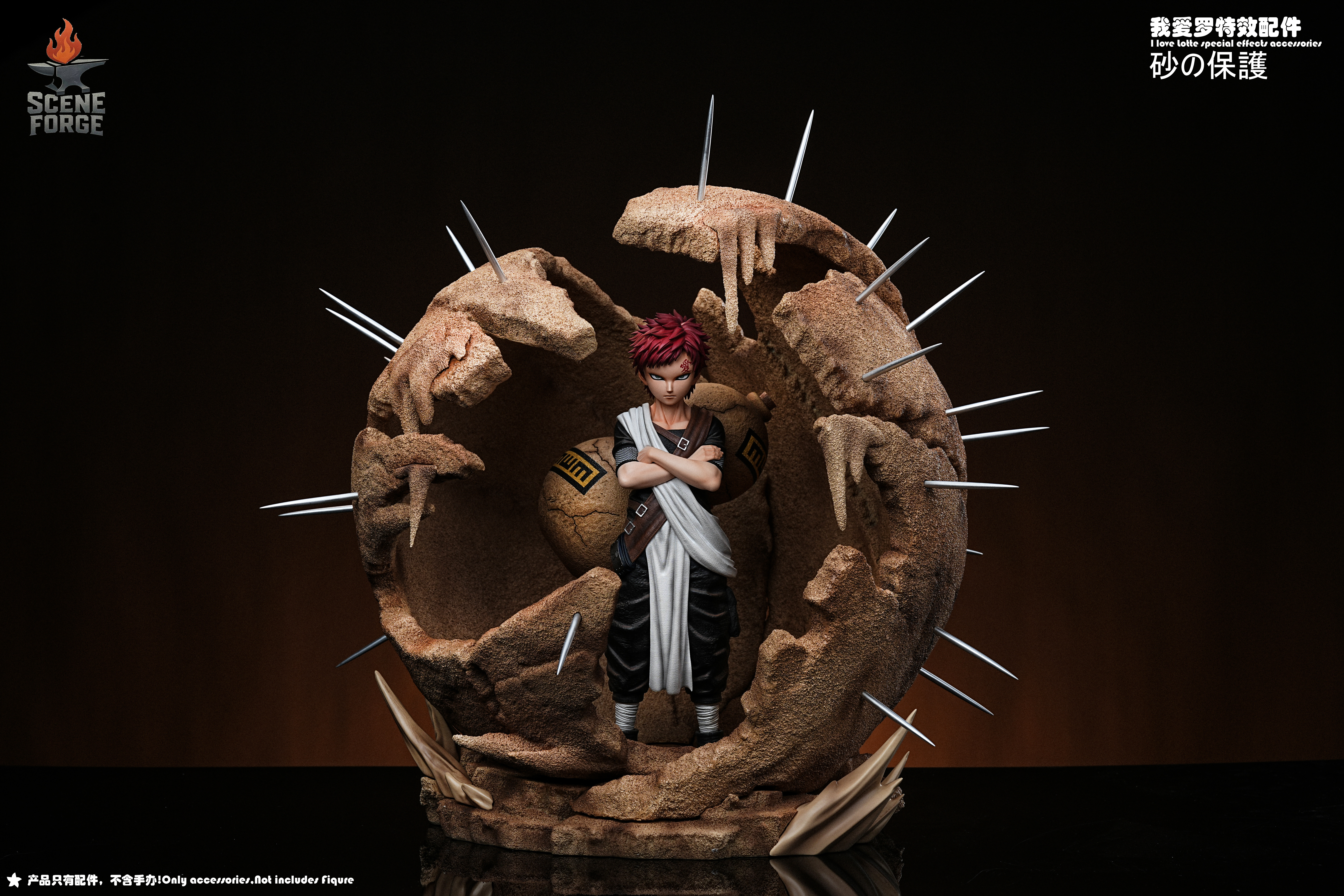 【Pre-sale】1/6 Scale Gaara Accessories (Gaara not included)-Scene Forge Studio