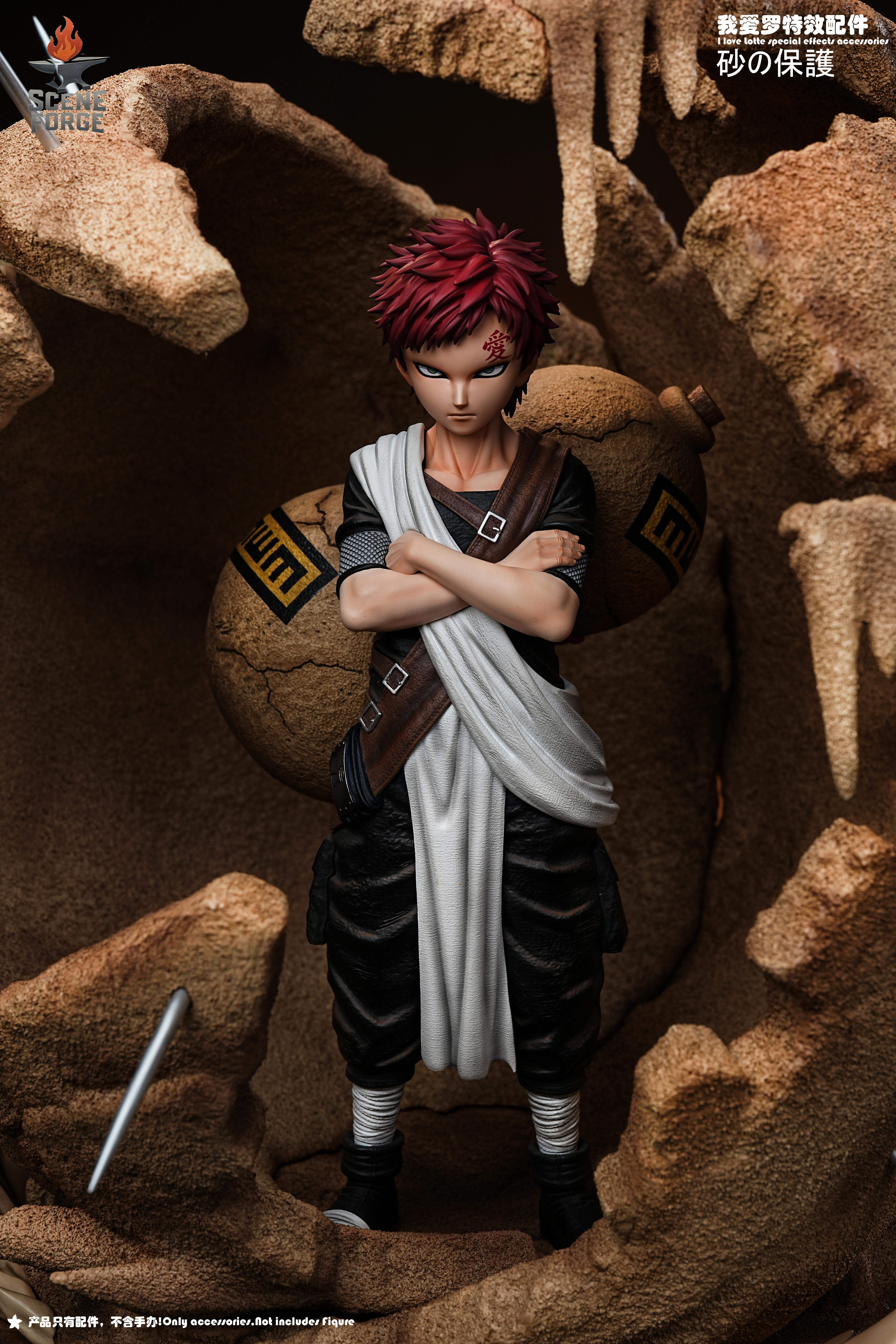 【Pre-sale】1/6 Scale Gaara Accessories (Gaara not included)-Scene Forge Studio