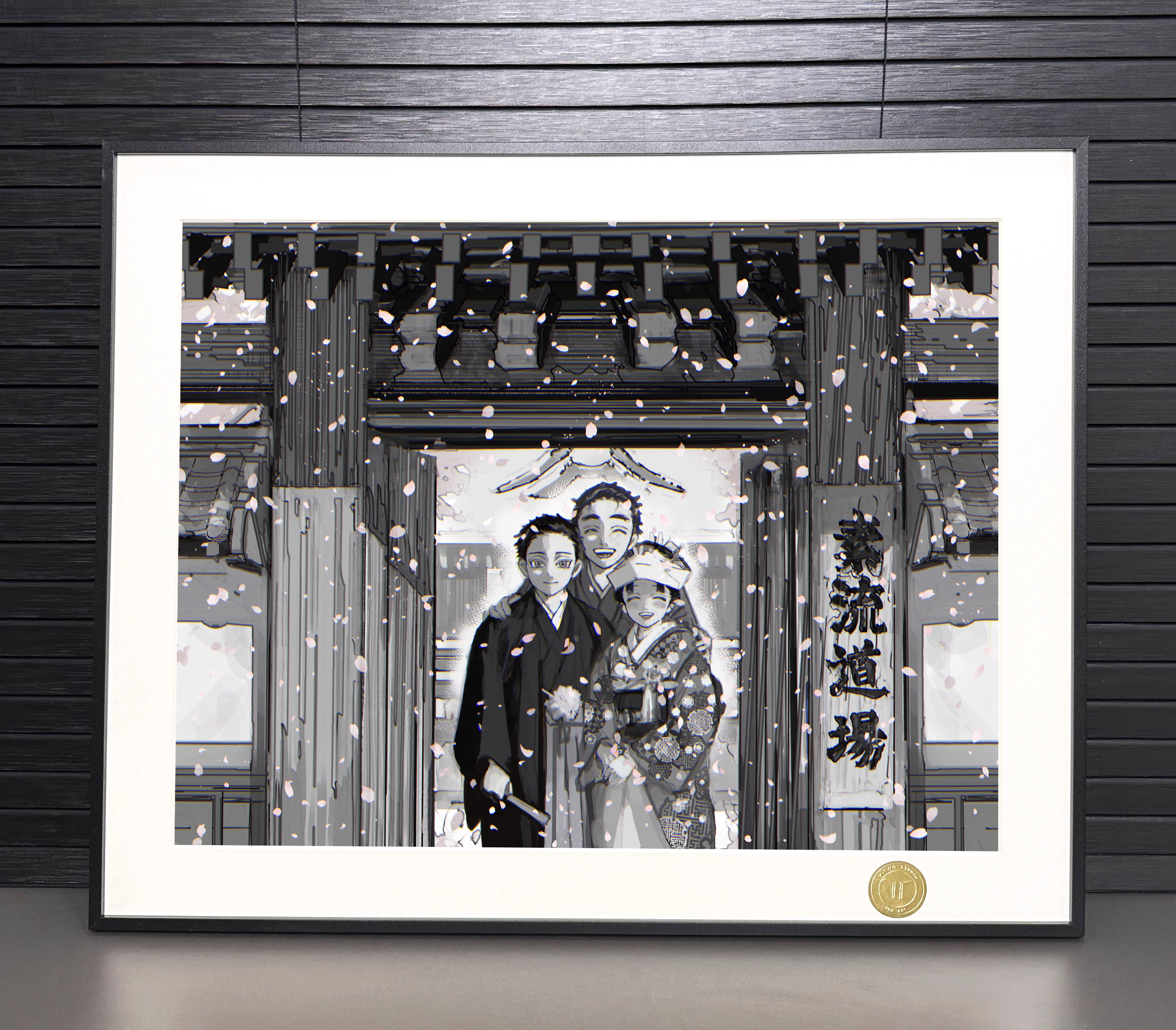 【Pre-sale】Decorative Painting of Akaza, Koyuki and けいぞう-H2 Studio