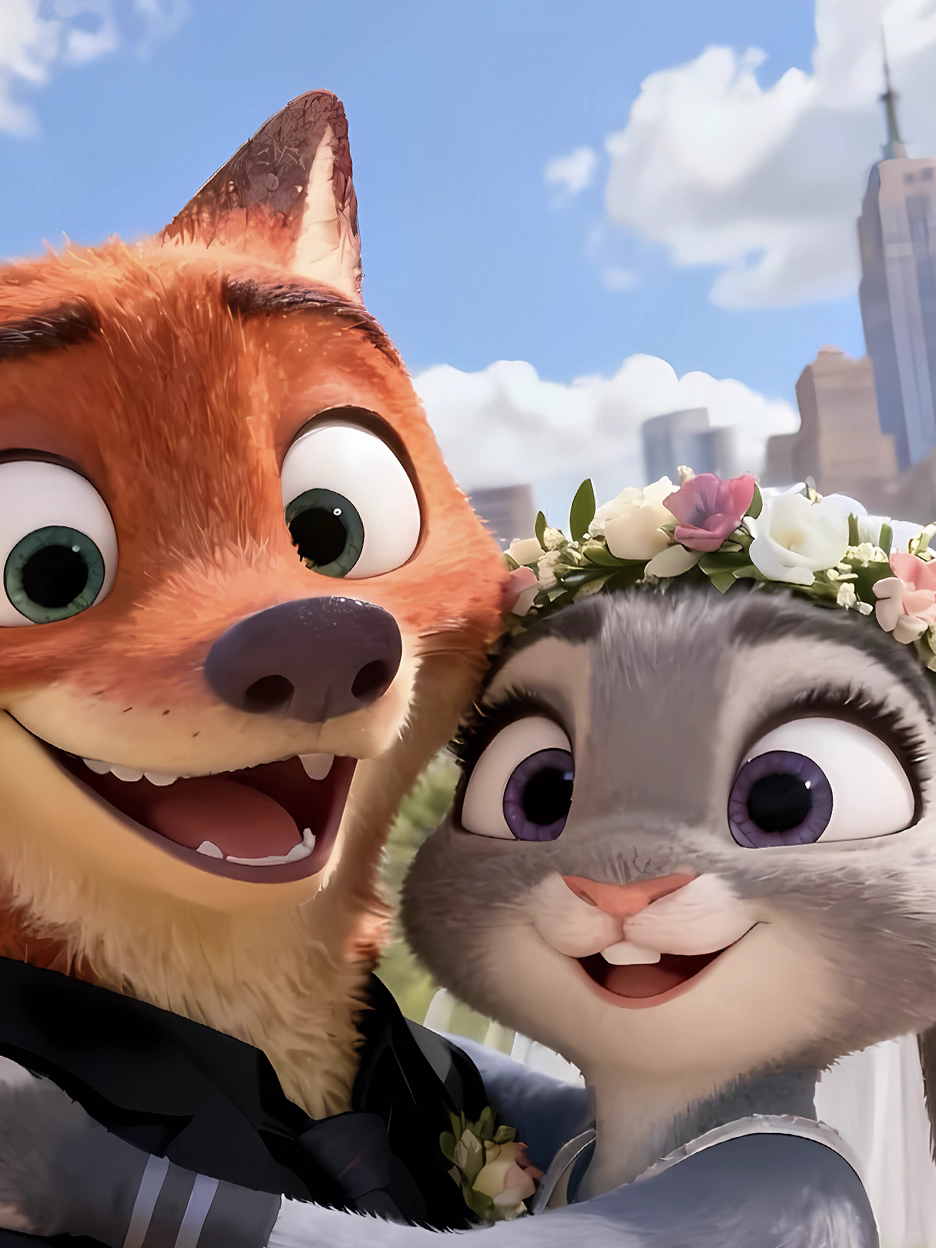 【Pre-sale】Decorative Painting of Nick Wilde and Judy Hopps-XingKong Studio