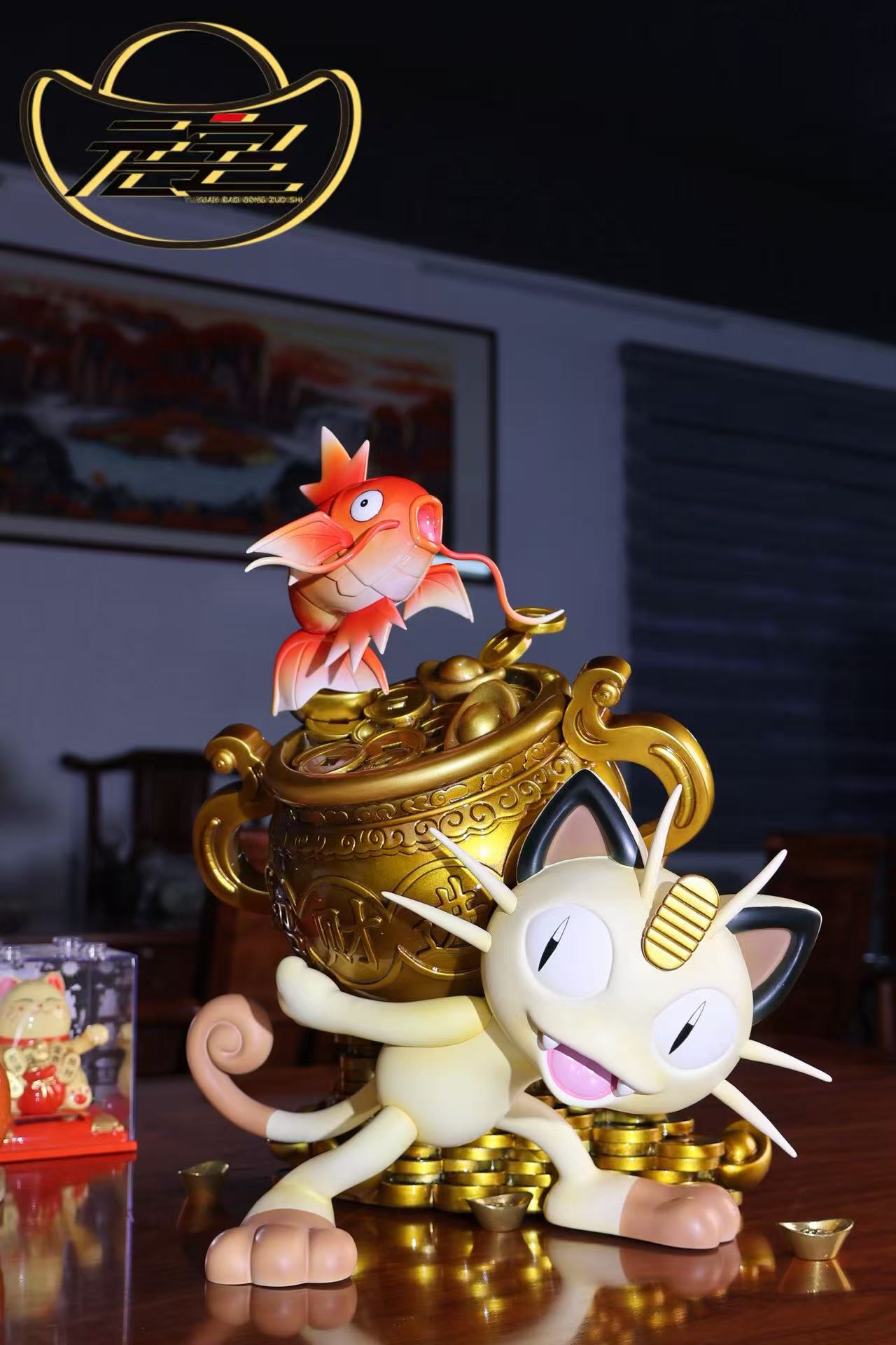 【Pre-sale】Wealth Attraction Cat and Fancy Carp-YuanBao Studio